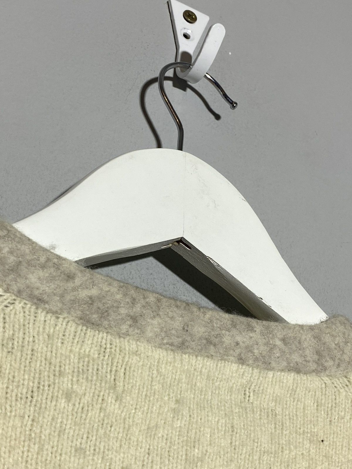 Stone Island Vintage Stone Island Wool Creamy Sweater Rare Item Size US S / EU 44-46 / 1 - 14 Thumbnail