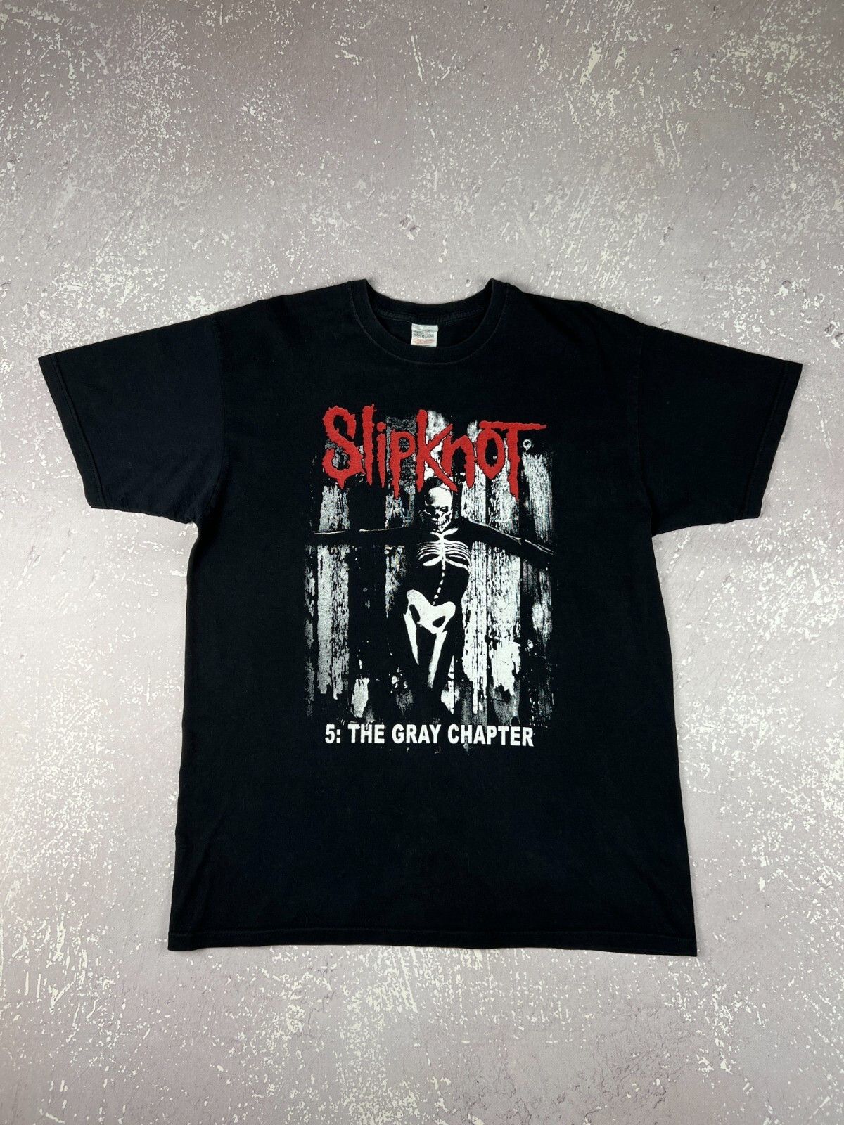 Band Tees × Slipknot Slipknot Korn 2015 Tour 5: The Gray Chapter Black T Shirt Size US L / EU 52-54 / 3 - 1 Thumbnail