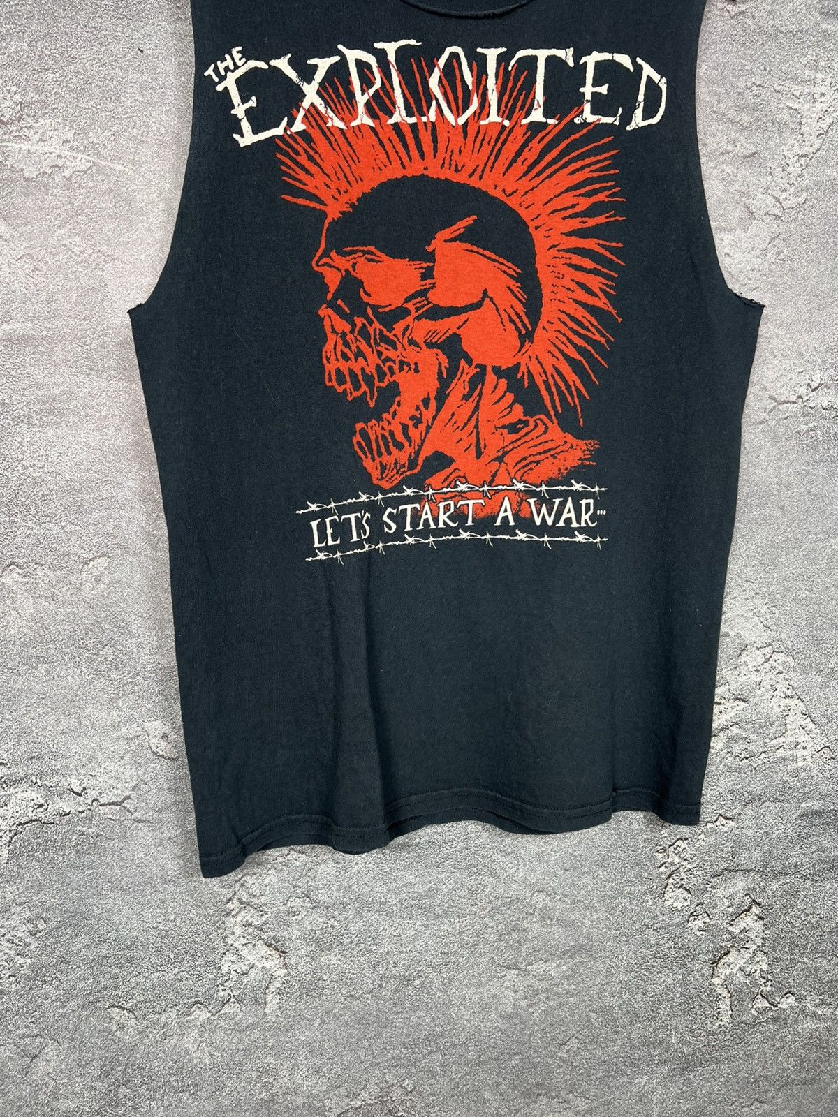 Band Tees Vintage The Exploited Tank Top Sleeves Size M Size US M / EU 48-50 / 2 - 3 Thumbnail