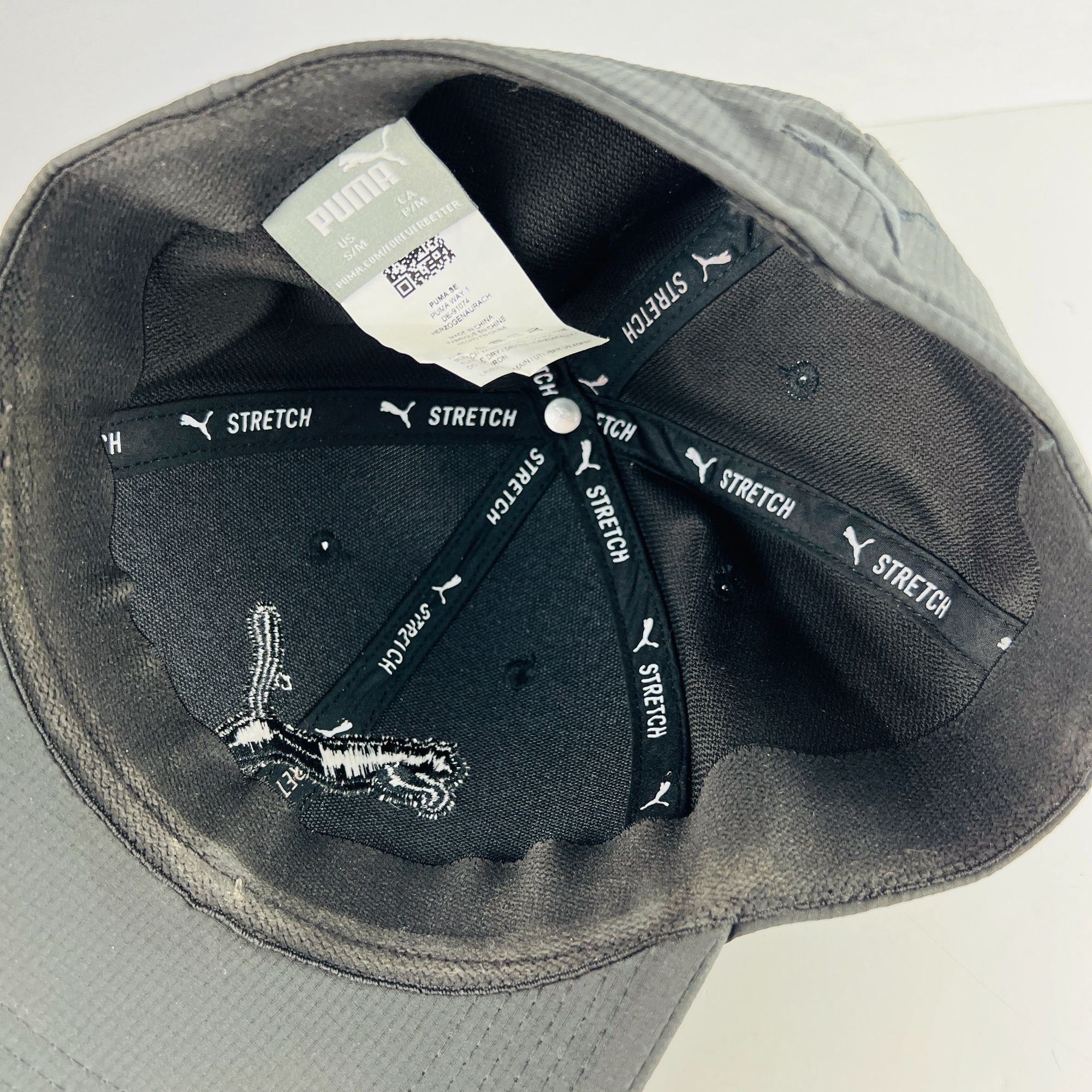 Puma Puma Baseball Style Ball Cap Hat S-M Stretch Band Fit Size ONE SIZE - 6 Thumbnail