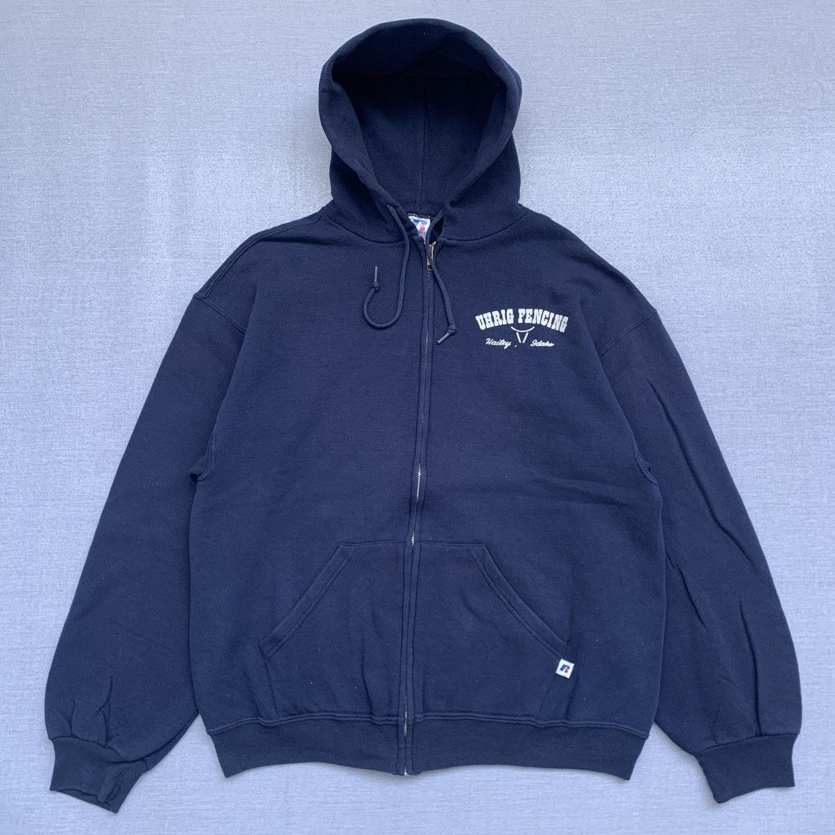 Russell Athletic × Vintage Vintage 00's Russell Athletic ziphoodie Size US L / EU 52-54 / 3 - 1 Thumbnail
