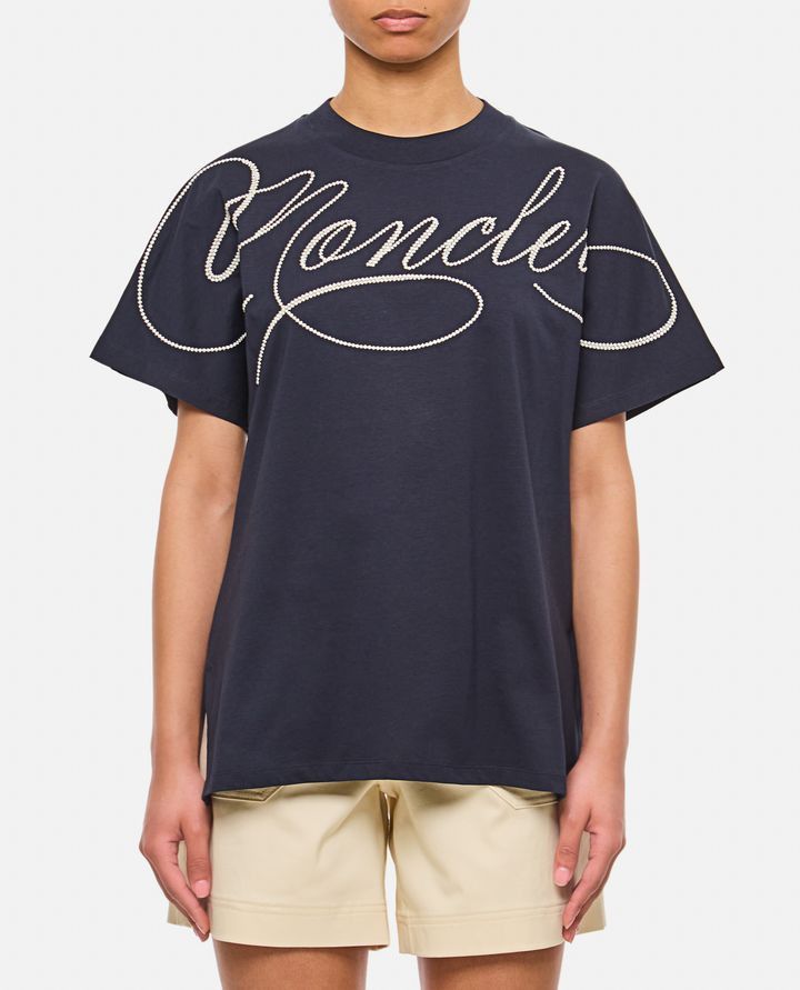 Moncler LOGO T-SHIRT Size M / US 6-8 / IT 42-44 - 1 Thumbnail
