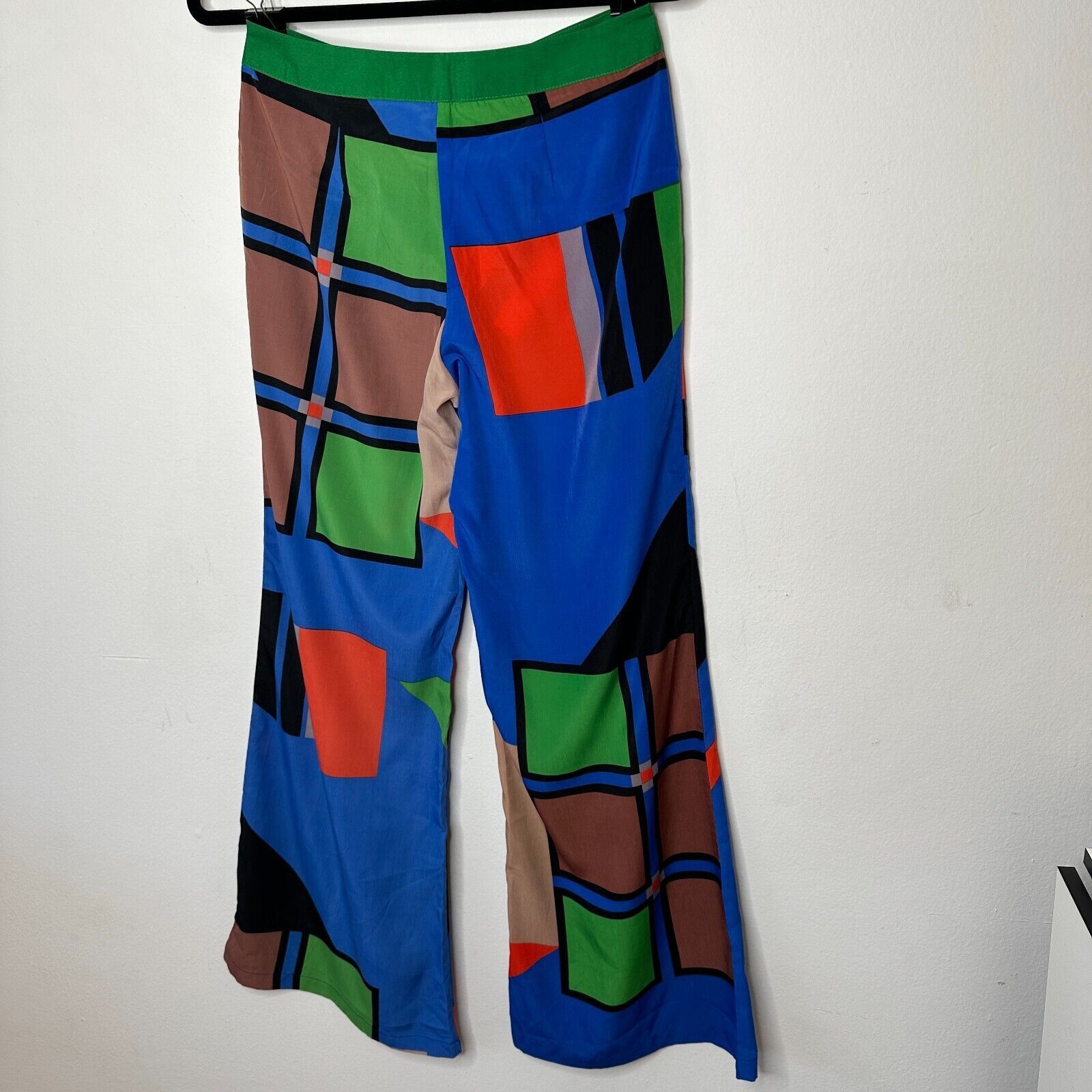 Other Jealous Tomato Bright Multi Abstract Palazzo Zip Pant M Size 28" / US 6 / IT 42 - 5 Thumbnail