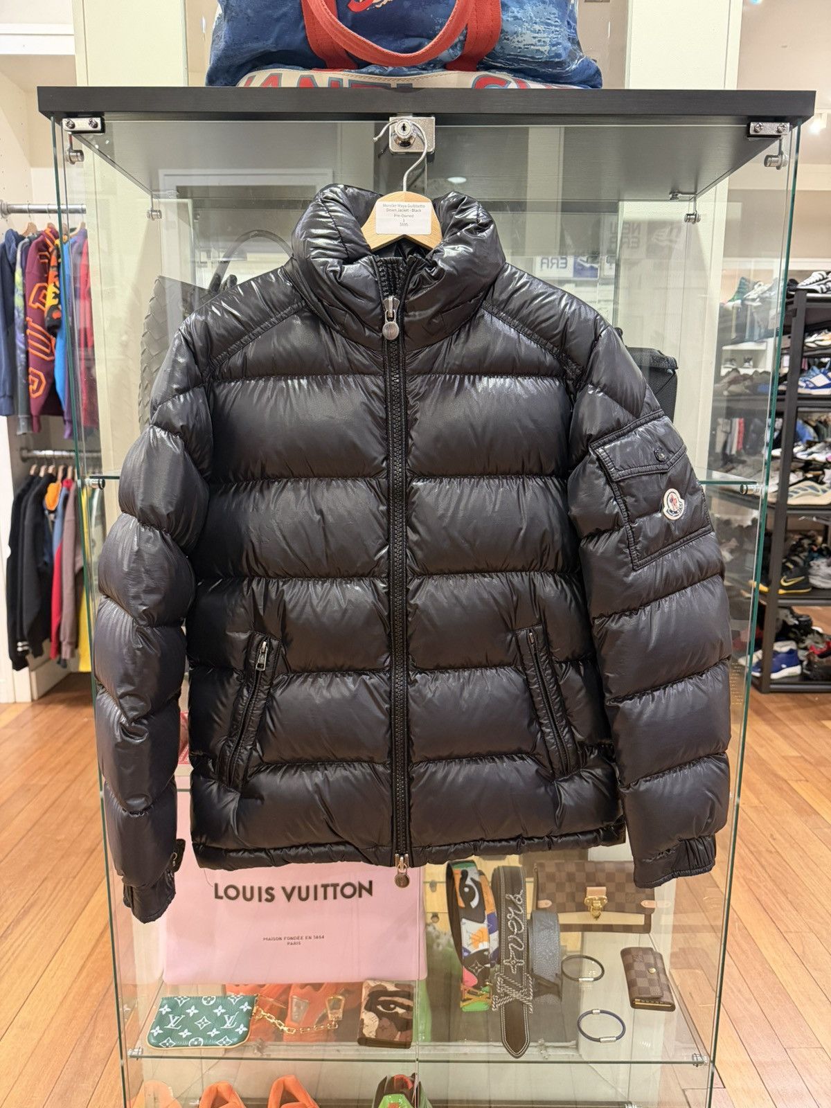 Moncler Moncler Maya Guibbotto Down Jacket- Black Size US S / EU 44-46 / 1 - 1 Thumbnail