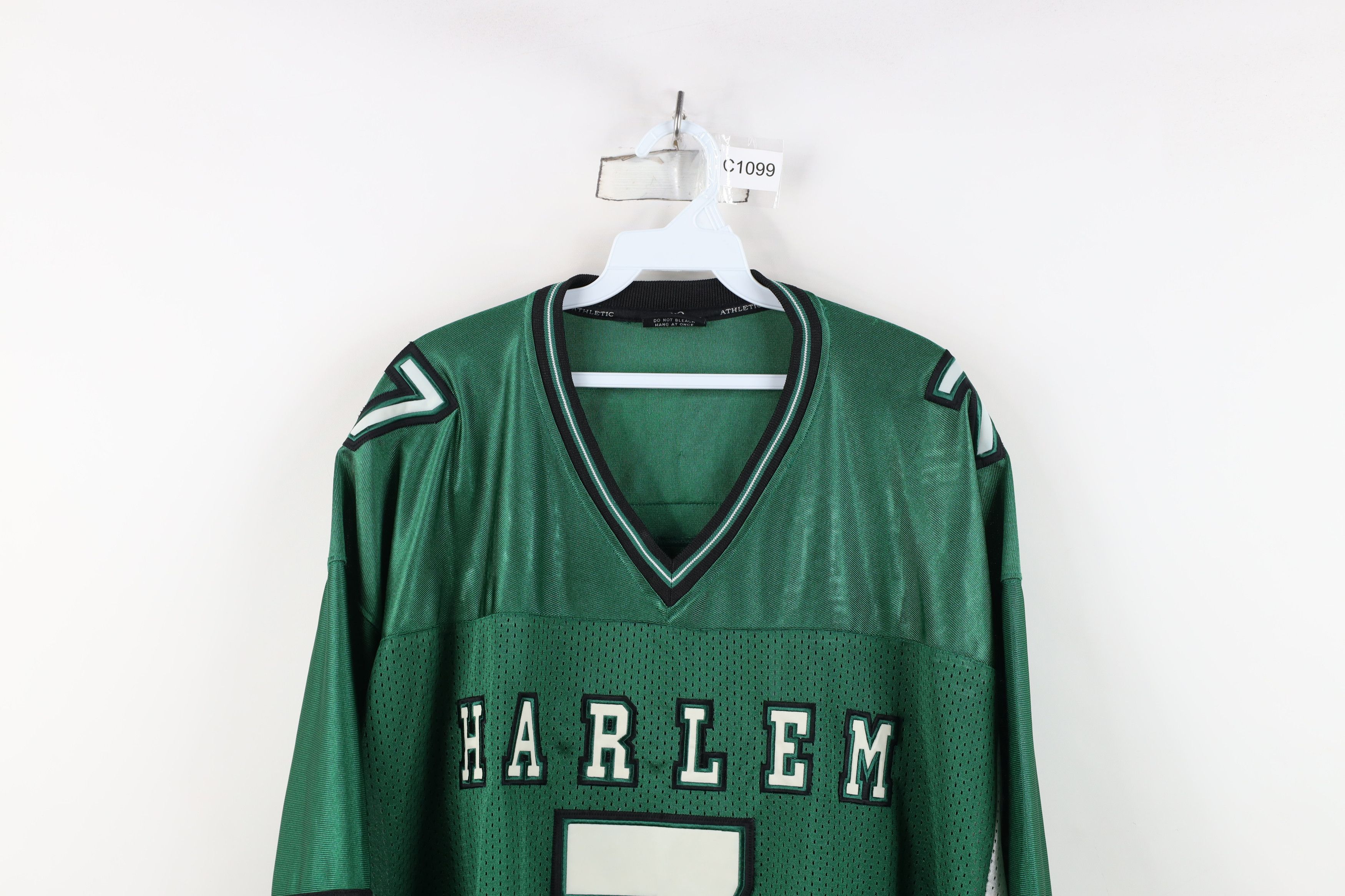 Vintage Vintage 90s Y2K Streetwear Hop Harlem Football Jersey Green Size US XL / EU 56 / 4 - 2 Thumbnail
