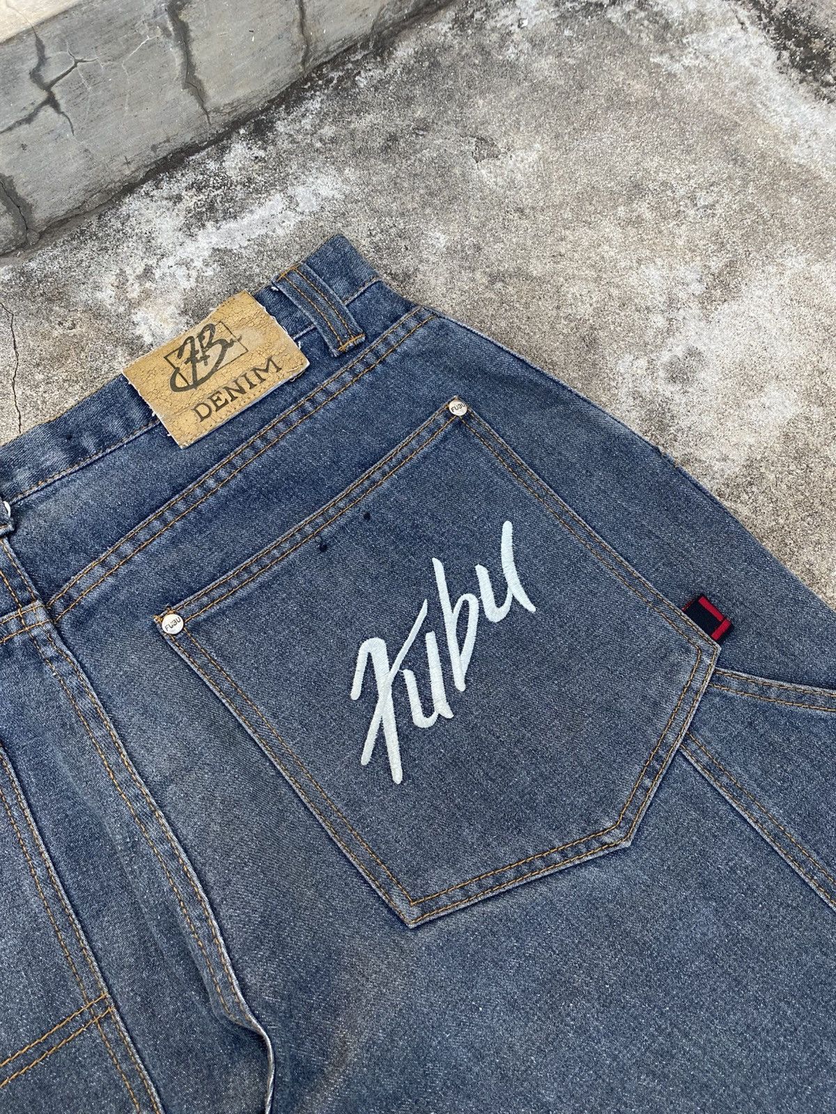 Fubu Vintage Y2K Fubu Denim Carpenter Logo Embroidery Size US 34 / EU 50 - 8 Thumbnail