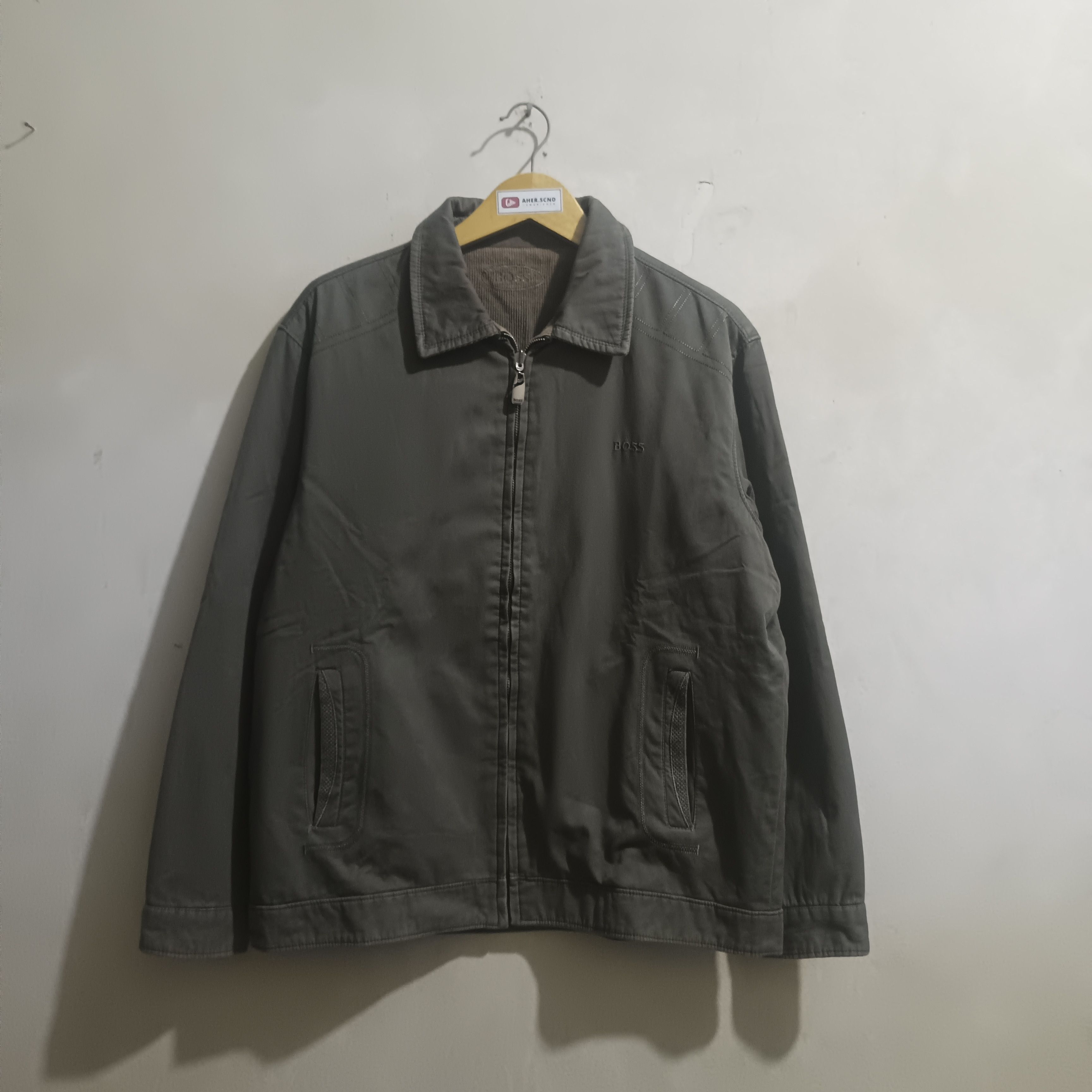 Hugo Boss Boss Reversible Corduroy Detroit Work Jacket Size US XXL / EU 58 / 5 - 1 Thumbnail