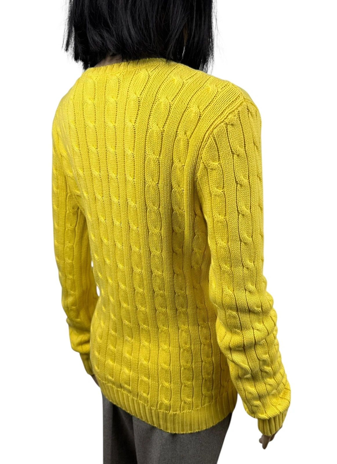 Ralph Lauren Ralph Lauren Cable Knit Sweater V-Neck Vintage size M Size M / US 6-8 / IT 42-44 - 8 Thumbnail