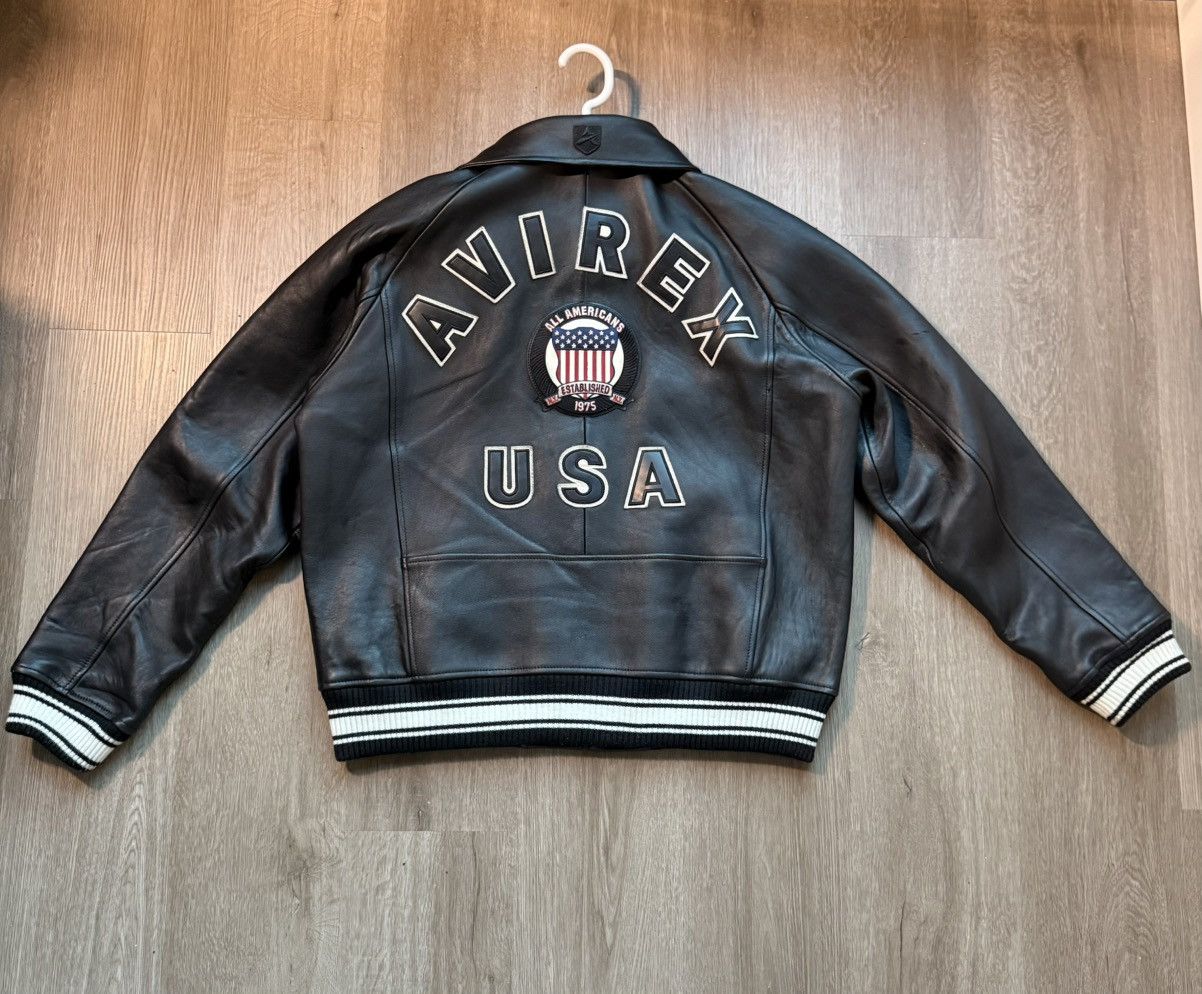Avirex Avirex Icon Leather Jacket Size US L / EU 52-54 / 3 - 2 Thumbnail