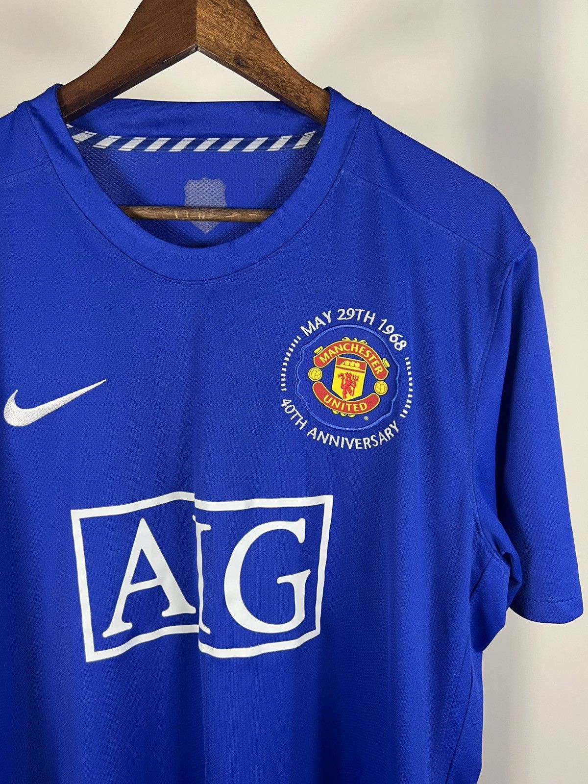 Nike MANCHESTER UNITED 2008 2009 THIRD SHIRT FOOTBALL JERSEY NIKE Size US XL / EU 56 / 4 - 2 Thumbnail