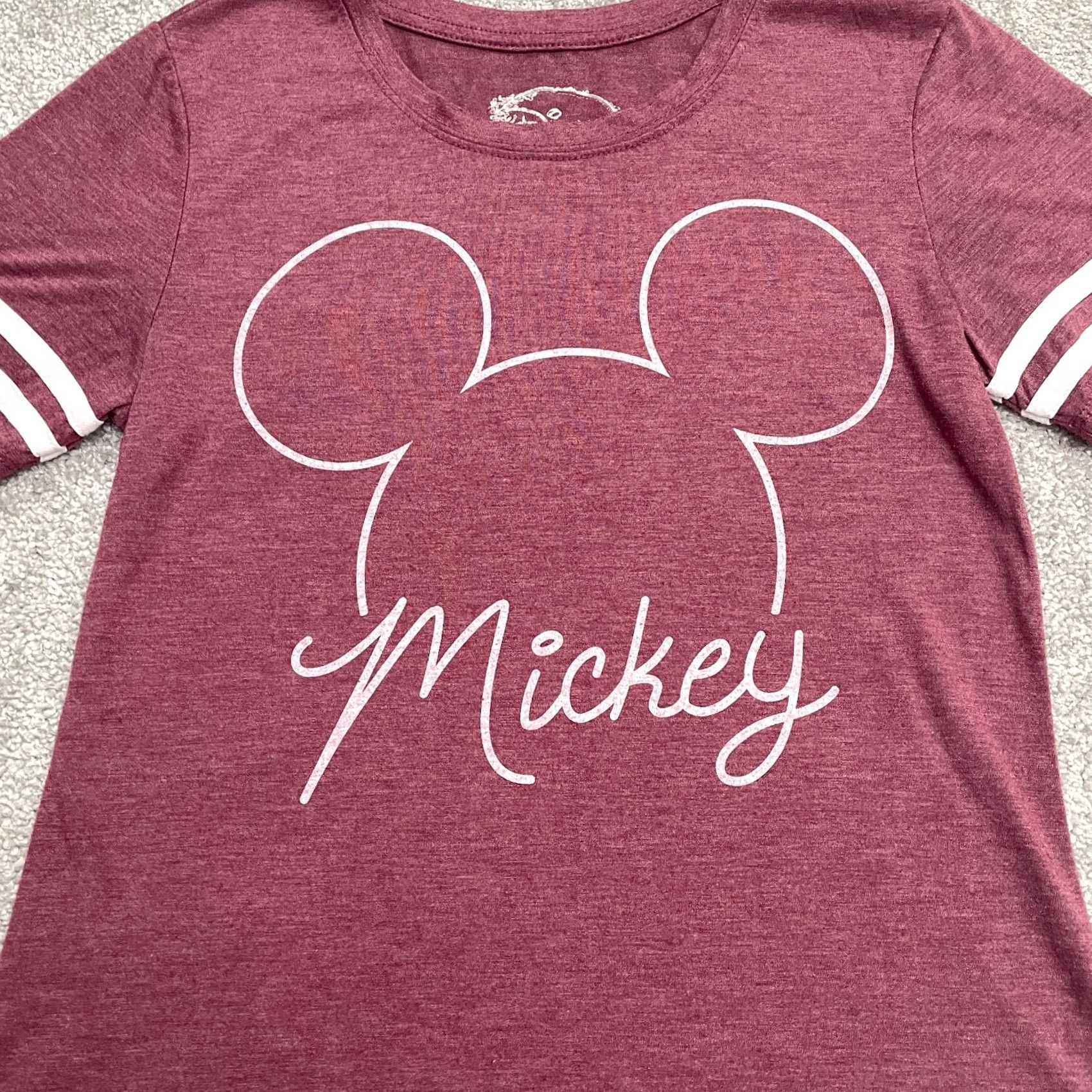 Disney Disney Mickey Mouse Graphic T-Shirt Womens Small Red Crew Neck Short Sleeve Tee Size S / US 4 / IT 40 - 3 Thumbnail