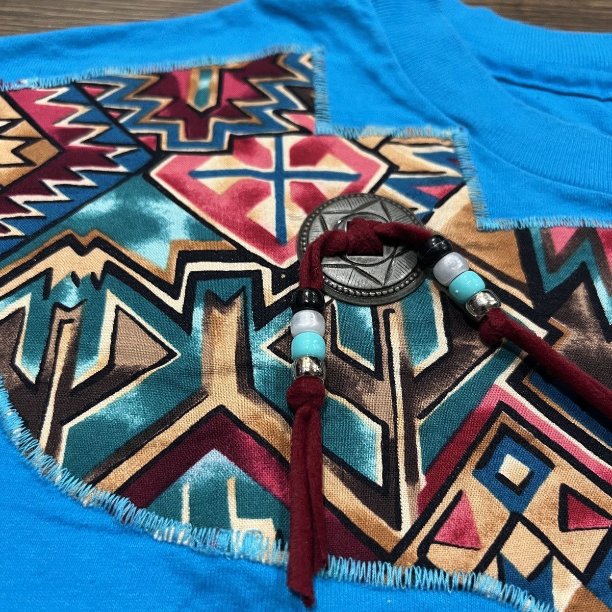 Vintage Vintage 90s Country Line Dance style single stitch shirt Size US XL / EU 56 / 4 - 3 Thumbnail