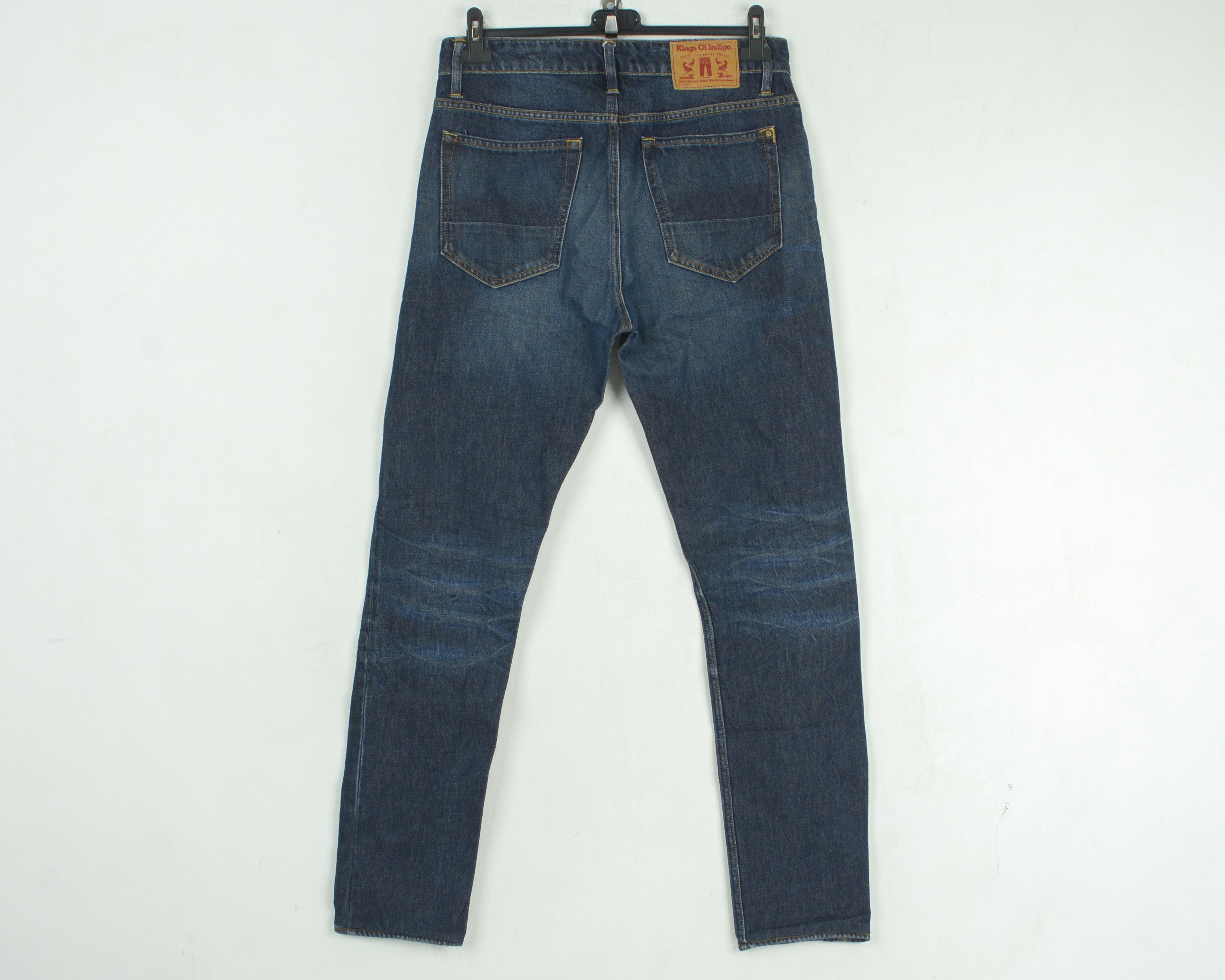 Kings Of Indigo KINGS OF INDIGO Boris W31 L34 Jeans Denim Dark Wash Pants Size US 31 - 6 Thumbnail
