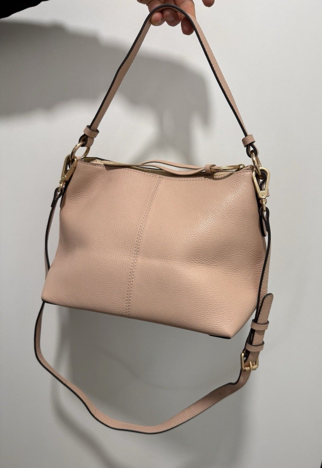 See by Chloe DDP See By Chloe Joan Leather crossbody suede bag peach Size ONE SIZE - 11 Thumbnail