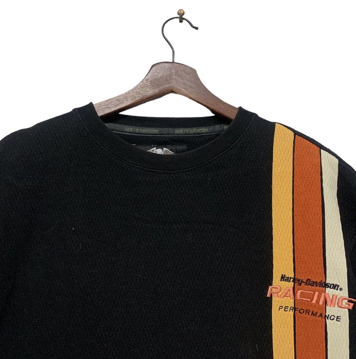 Harley Davidson Harley Davidson Racing Striped Tshirt Size US L / EU 52-54 / 3 - 3 Thumbnail