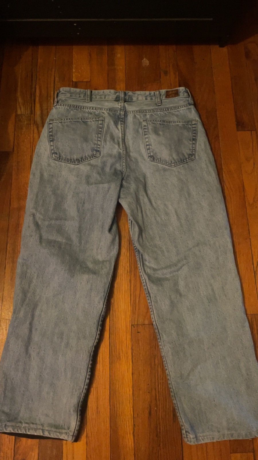 Jean × Vintage LIGHT BLUE “KISS” DENIM JEANS Size US 34 / EU 50 - 4 Thumbnail