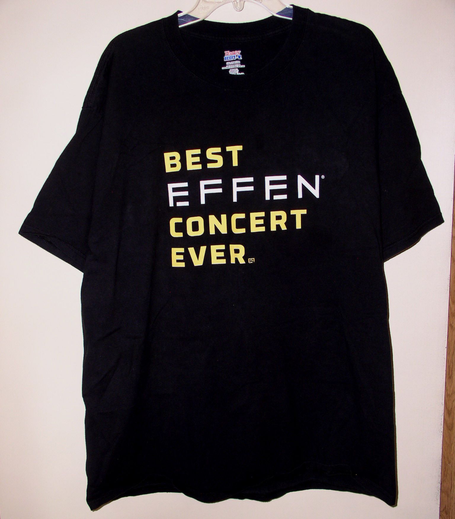 Rap Tees 50 Cent Best Effen Concert Ever T Shirt Oakland Golden Pass Size US XXL / EU 58 / 5 - 1 Thumbnail
