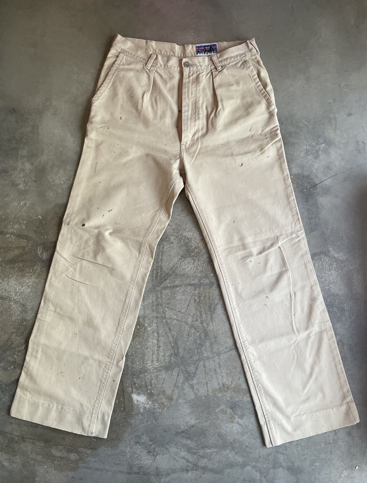 image of 70’S Distressed Patagonia Pants in Khaki, Men's (Size 31)