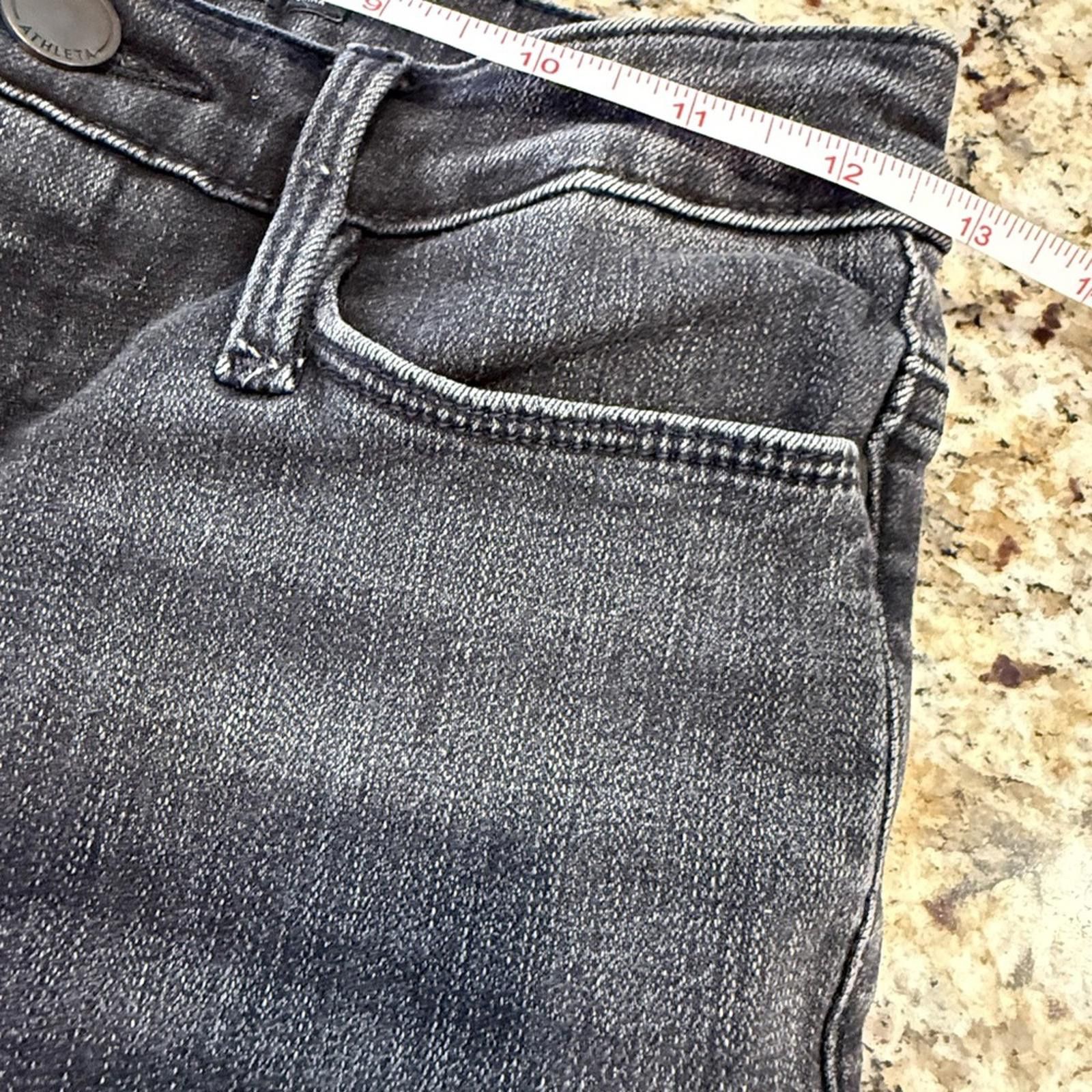 Other Athleta burnout black distressed skinny jeans SZ 0 Size 25" / US 0 / IT 36 - 7 Thumbnail