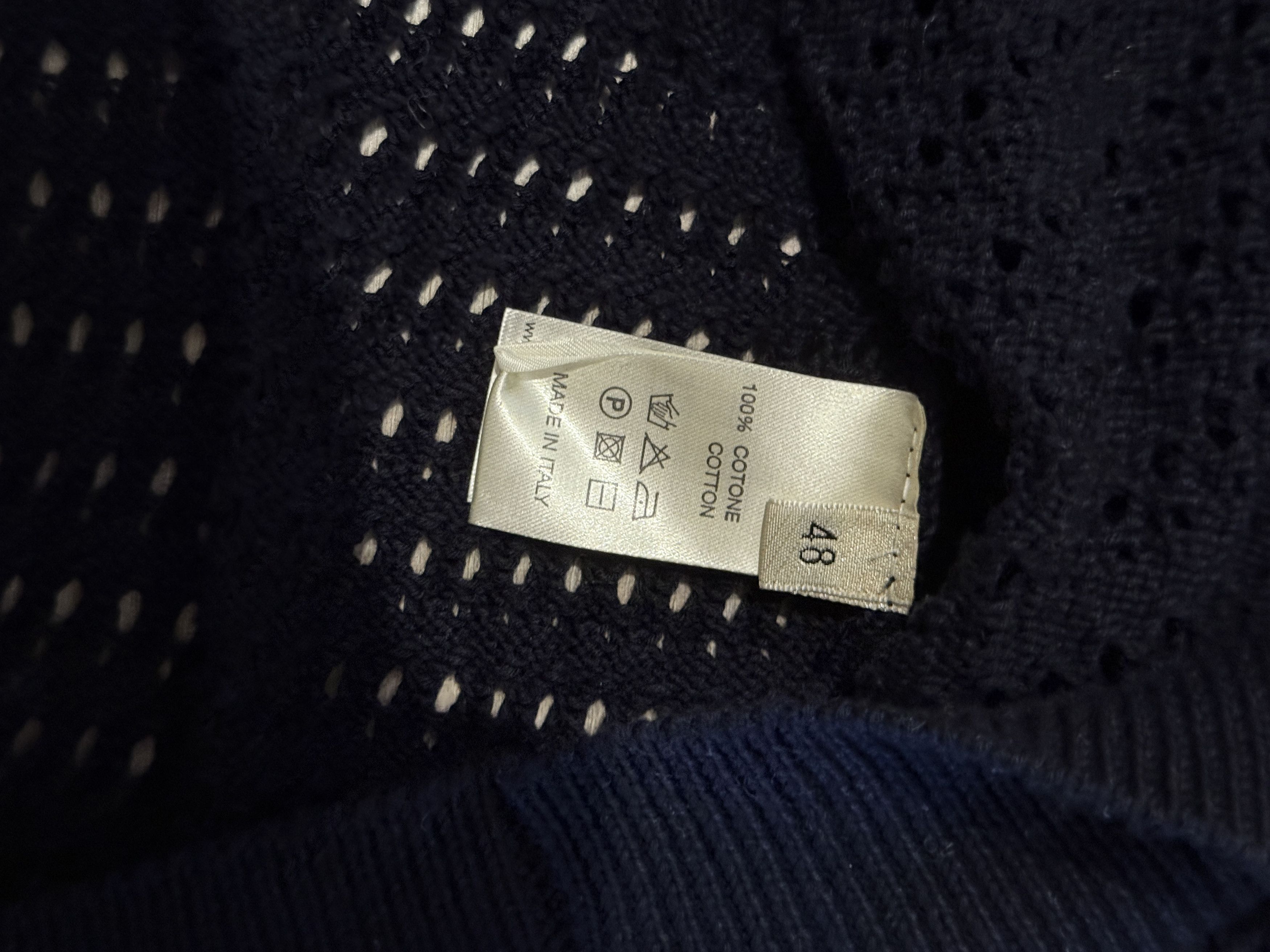 Roberto Collina Casual knit navy top Size US M / EU 48-50 / 2 - 3 Thumbnail