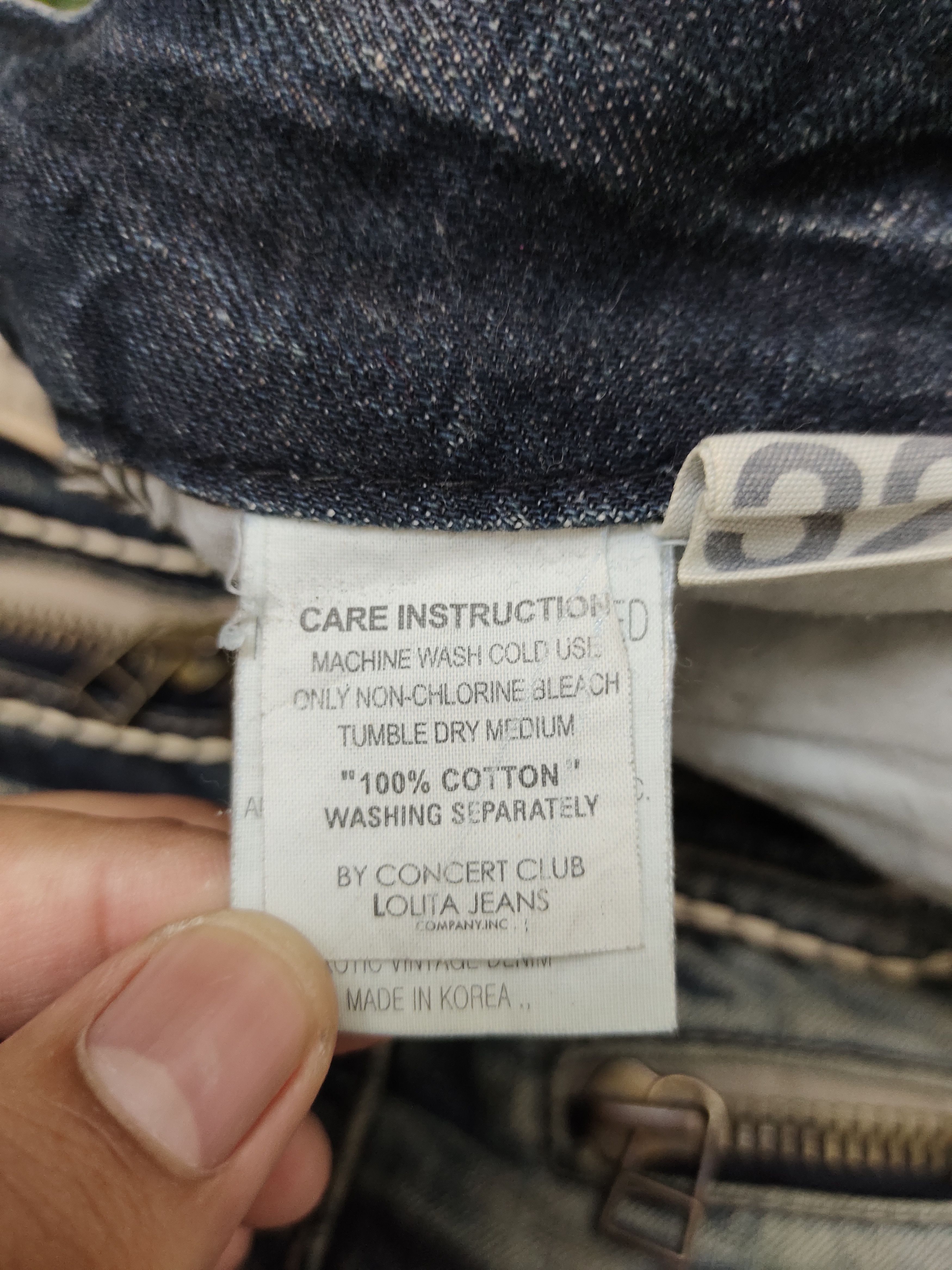 Kapital Vintage Y2k Lolita Distress Faded Jeans True Religion Styles Size US 32 / EU 48 - 18 Thumbnail