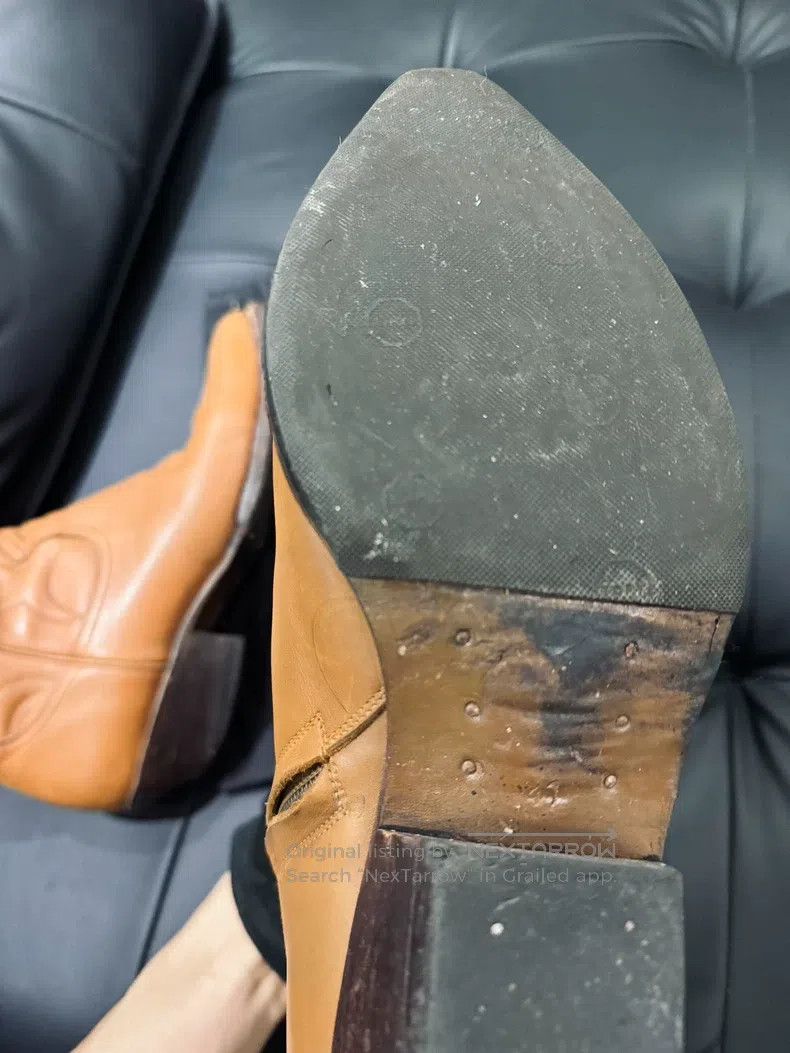 Saint Laurent Paris Saint Laurent Paris Western Chelsea Boots Size US 10.5 / IT 40.5 - 5 Thumbnail