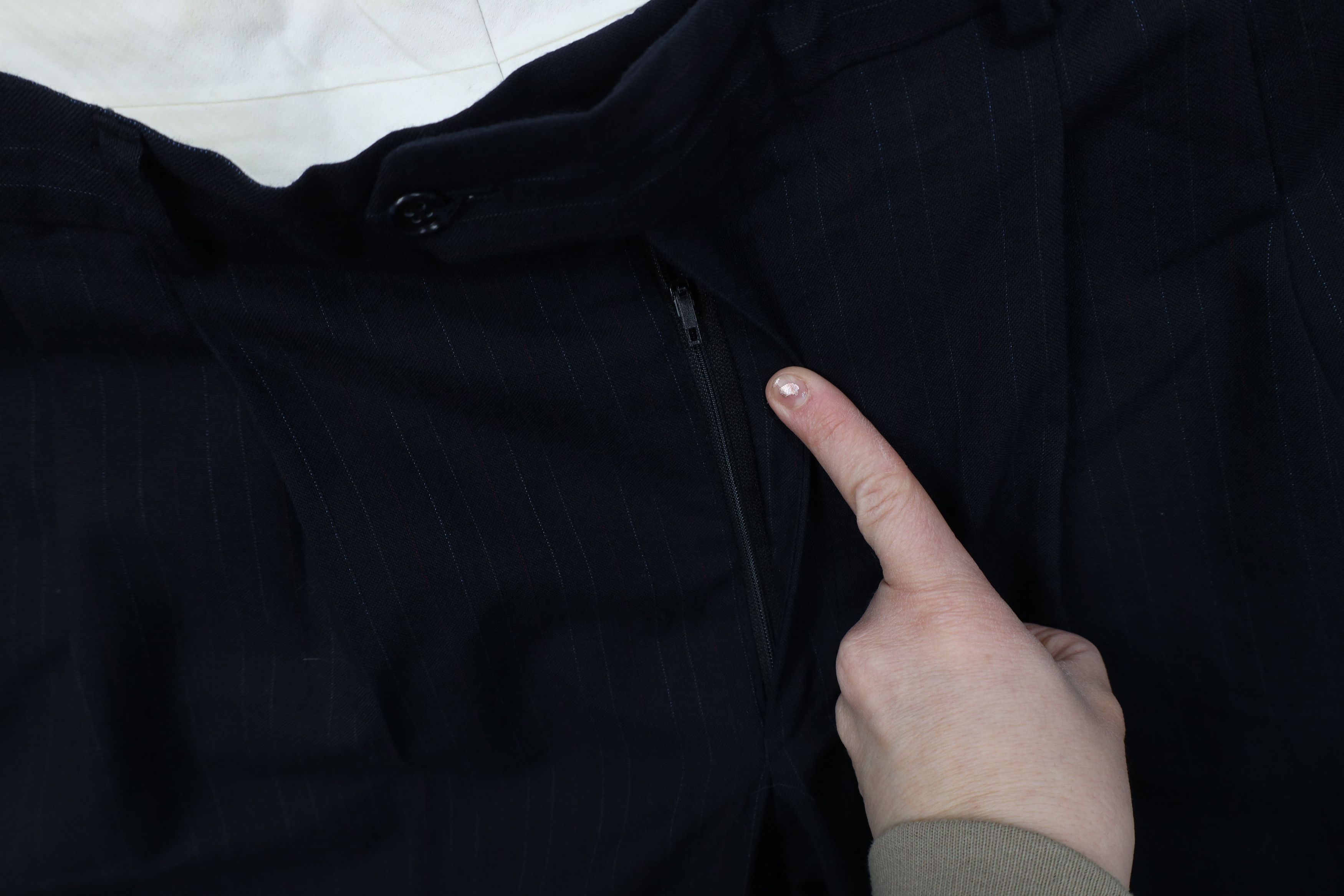 Vintage Vintage 70s Streetwear Knit Striped Wide Leg Chino Pants USA Size US 36 / EU 52 - 6 Thumbnail