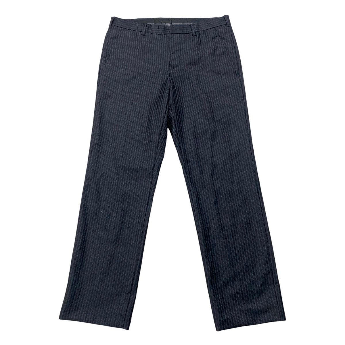 Gucci Vintage Gucci Stripe Suit Trouser Slim-fit Size US 30 / EU 46 - 1 Thumbnail