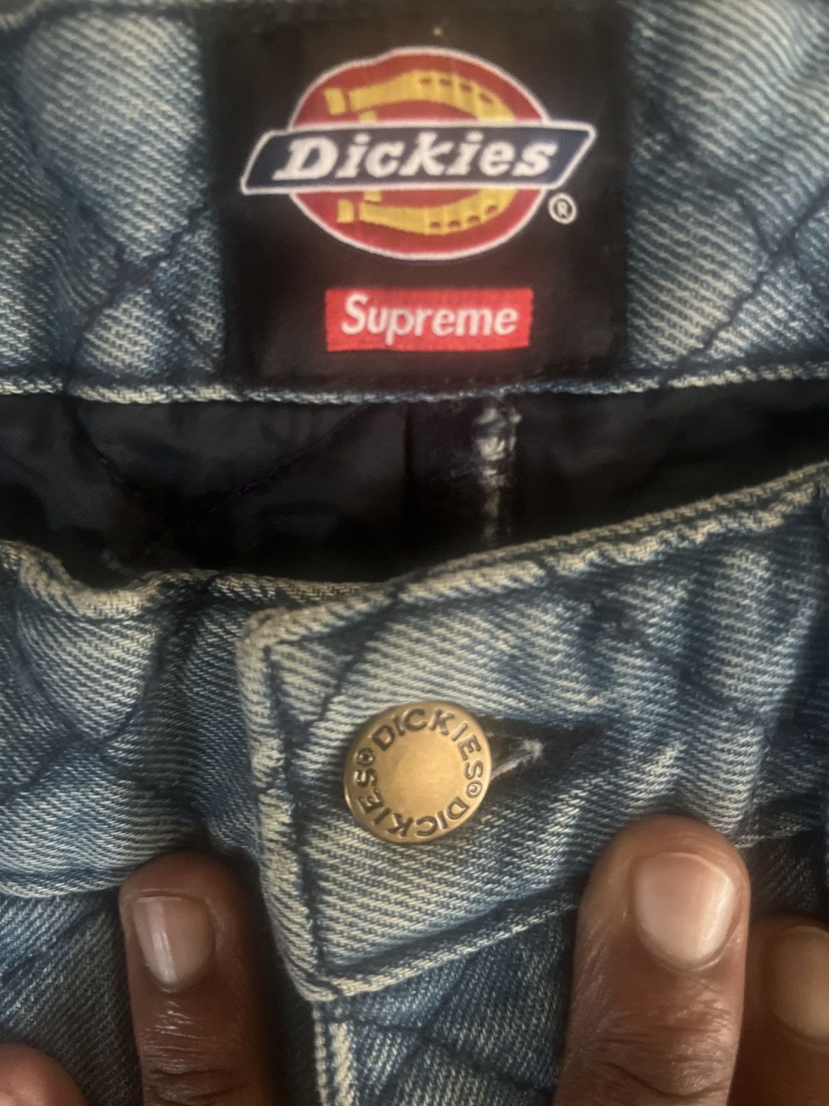 Dickies × Supreme Supreme x Dickies Quilted Double Knee Painter Pant “Denim” Size US 30 / EU 46 - 2 Thumbnail