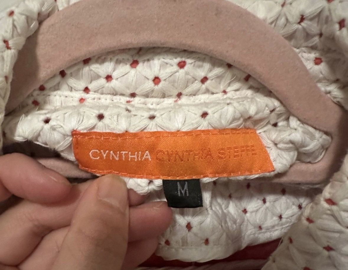 Vintage Vintage - Cynthia Steffe - Textured Cotton Jacket - Size M Size M / US 6-8 / IT 42-44 - 4 Thumbnail