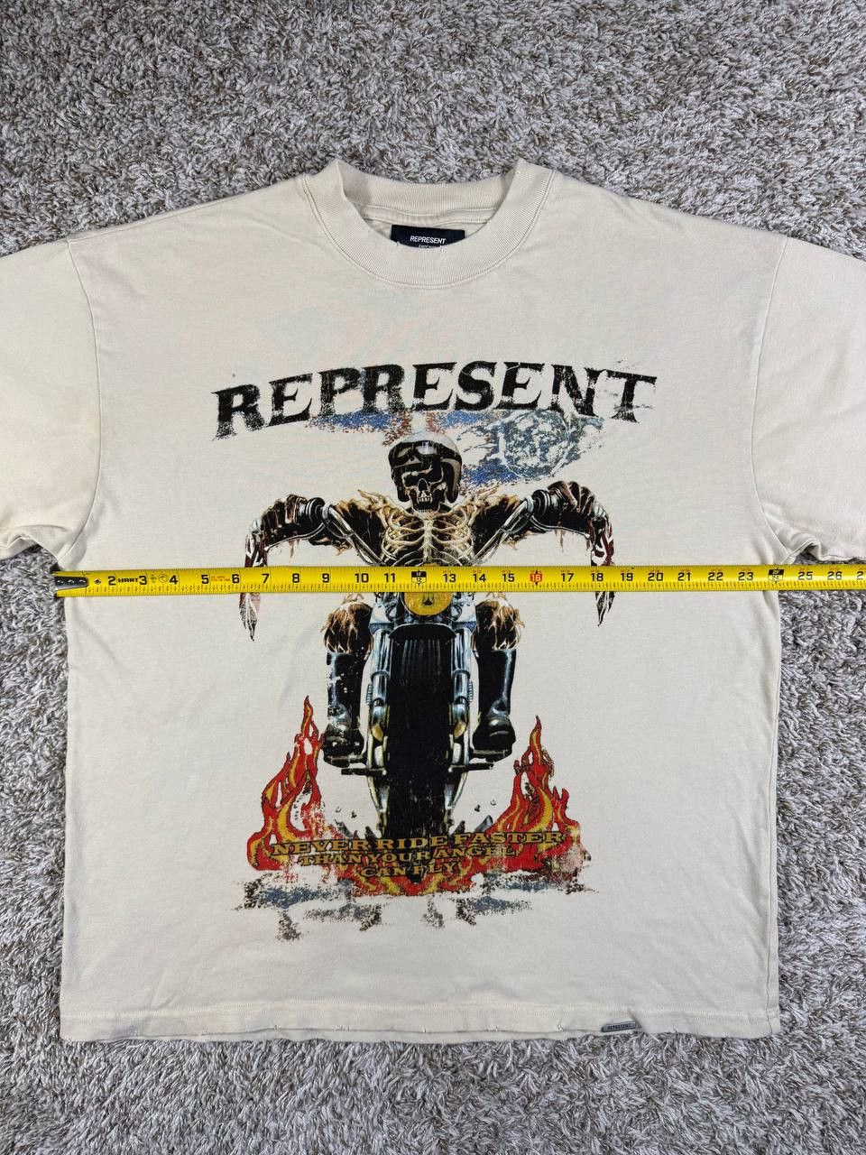 Represent Clo. Represent Clo. Never Ride Faster Graphic T-Shirt Size US L / EU 52-54 / 3 - 8 Thumbnail