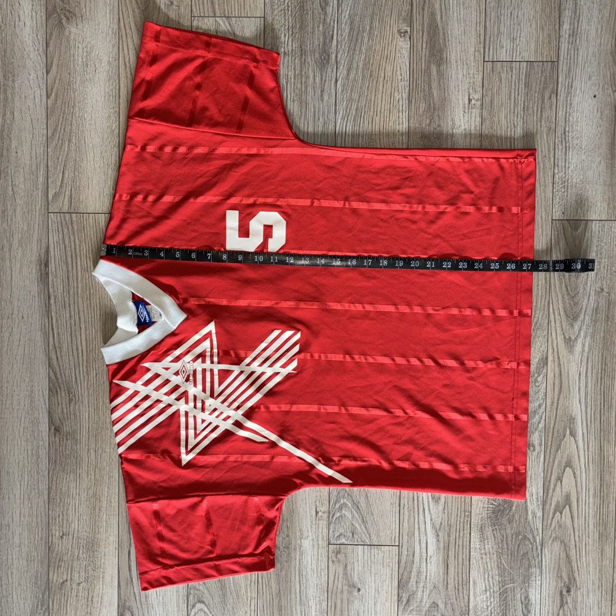 Umbro 90s Umbro red soccer jersey Size US L / EU 52-54 / 3 - 7 Thumbnail