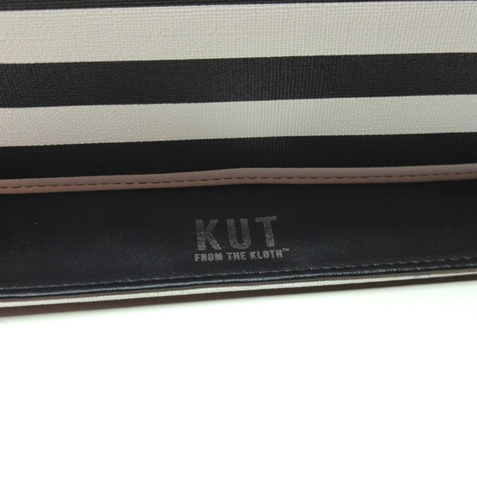 Other KUT FROM THE KLOTH Black White Striped Slimfold Wallet NEW Size ONE SIZE - 5 Thumbnail