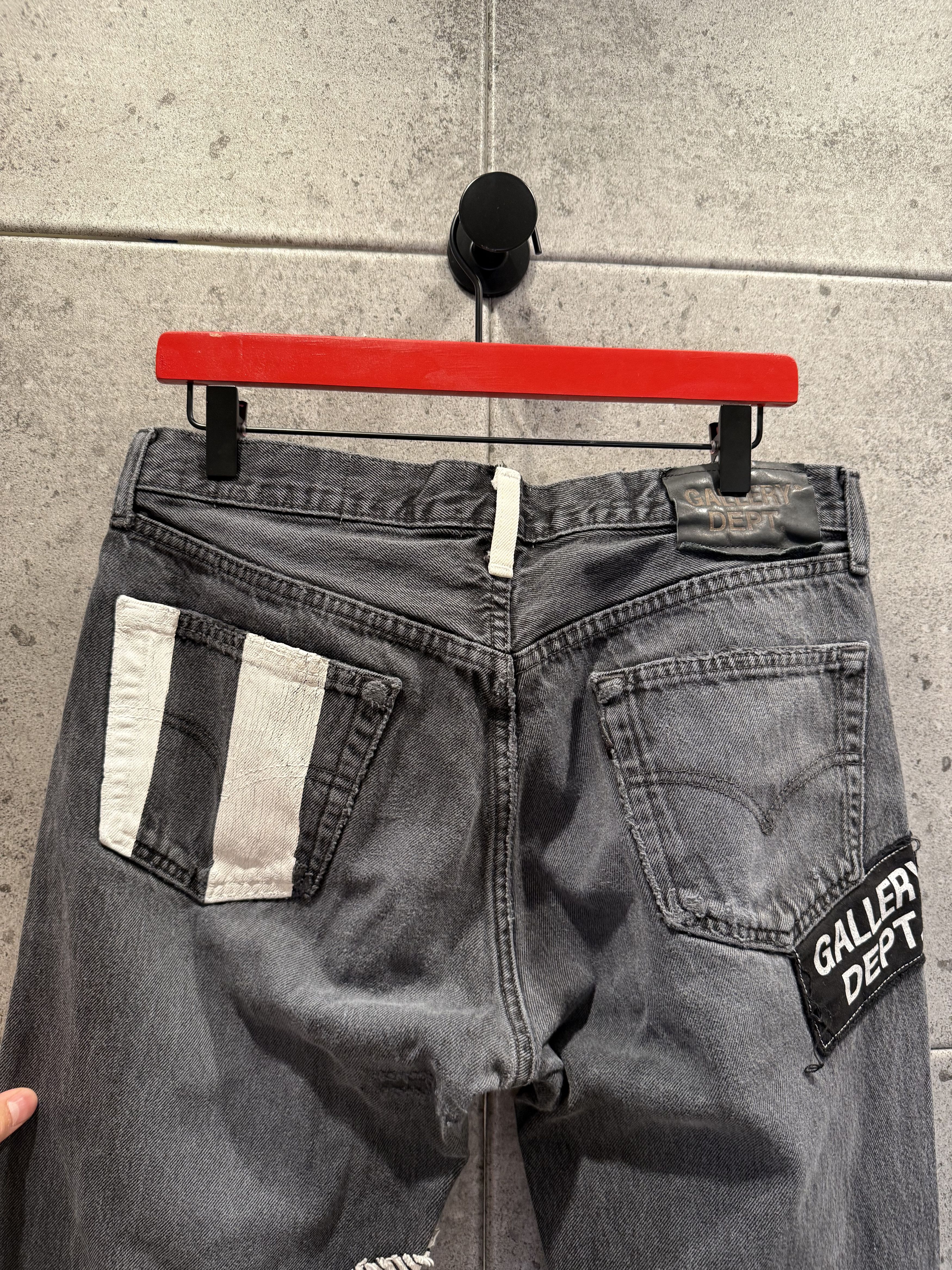 Gallery Dept. Gallery dept fuck face distressed denim Size US 33 - 5 Thumbnail