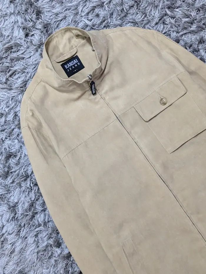 Japanese Brand × Kansai Yamamoto Vintage Kansai Jeans Kansai Yamamoto Light Zipper Jacket Size US M / EU 48-50 / 2 - 4 Thumbnail