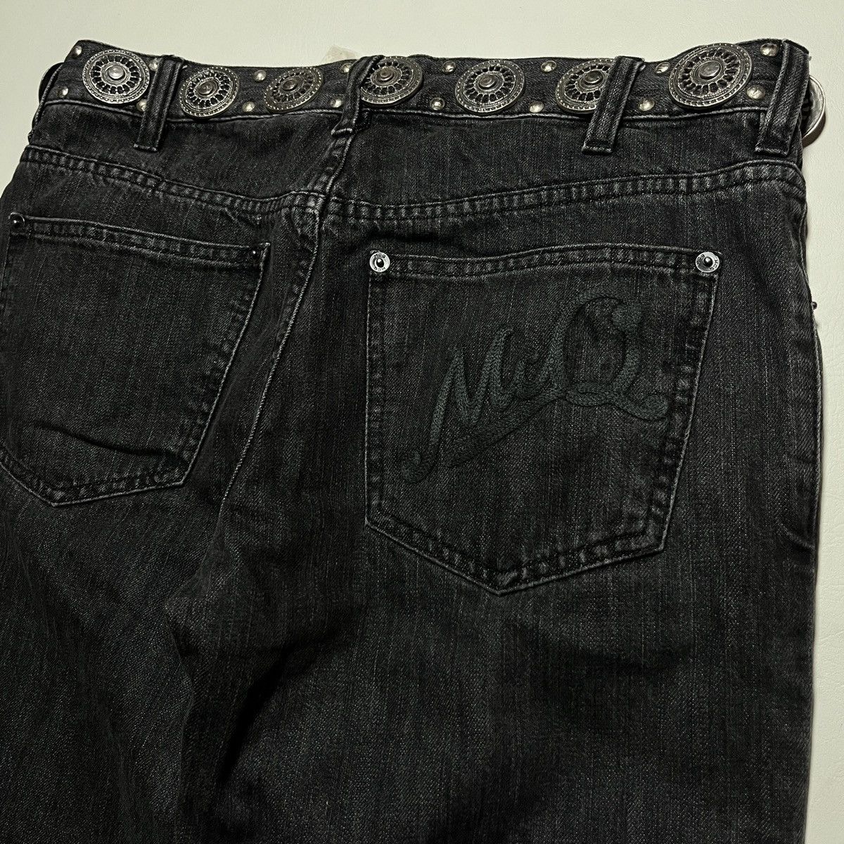Alexander McQueen Alexander McQueen Runway Western Denim Pants Size US 30 / EU 46 - 4 Thumbnail
