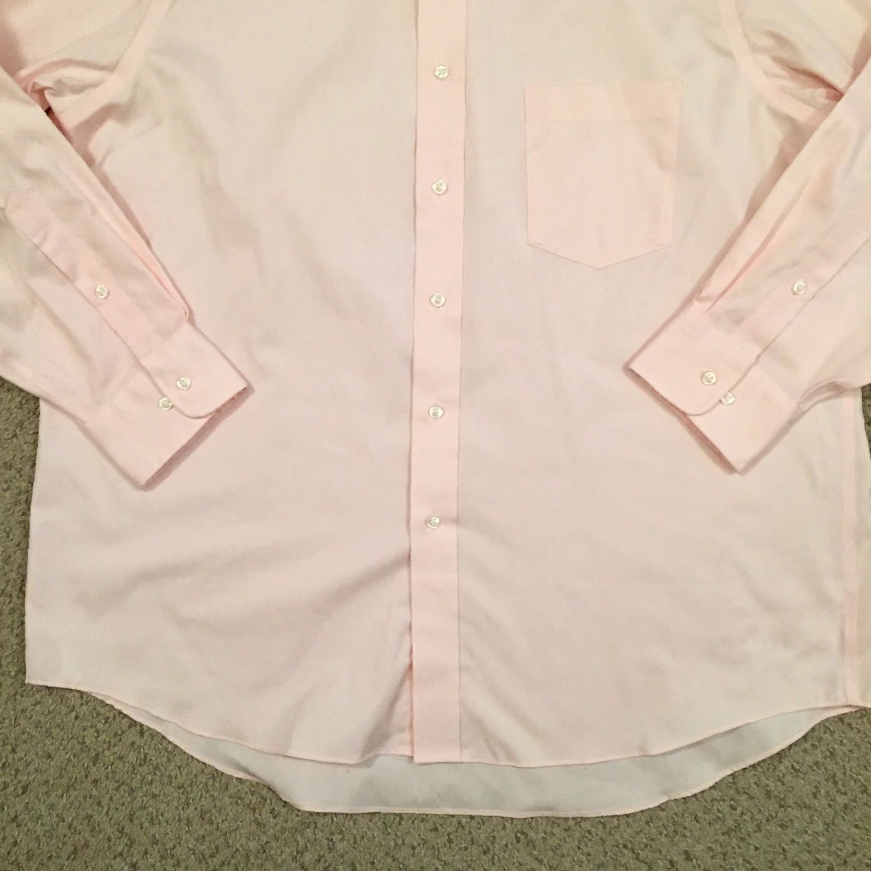 Vintage Eagle Shirt Mens 17.5 Pink Long Sleeve Button-Down Shirt Size US XXL / EU 58 / 5 - 4 Thumbnail