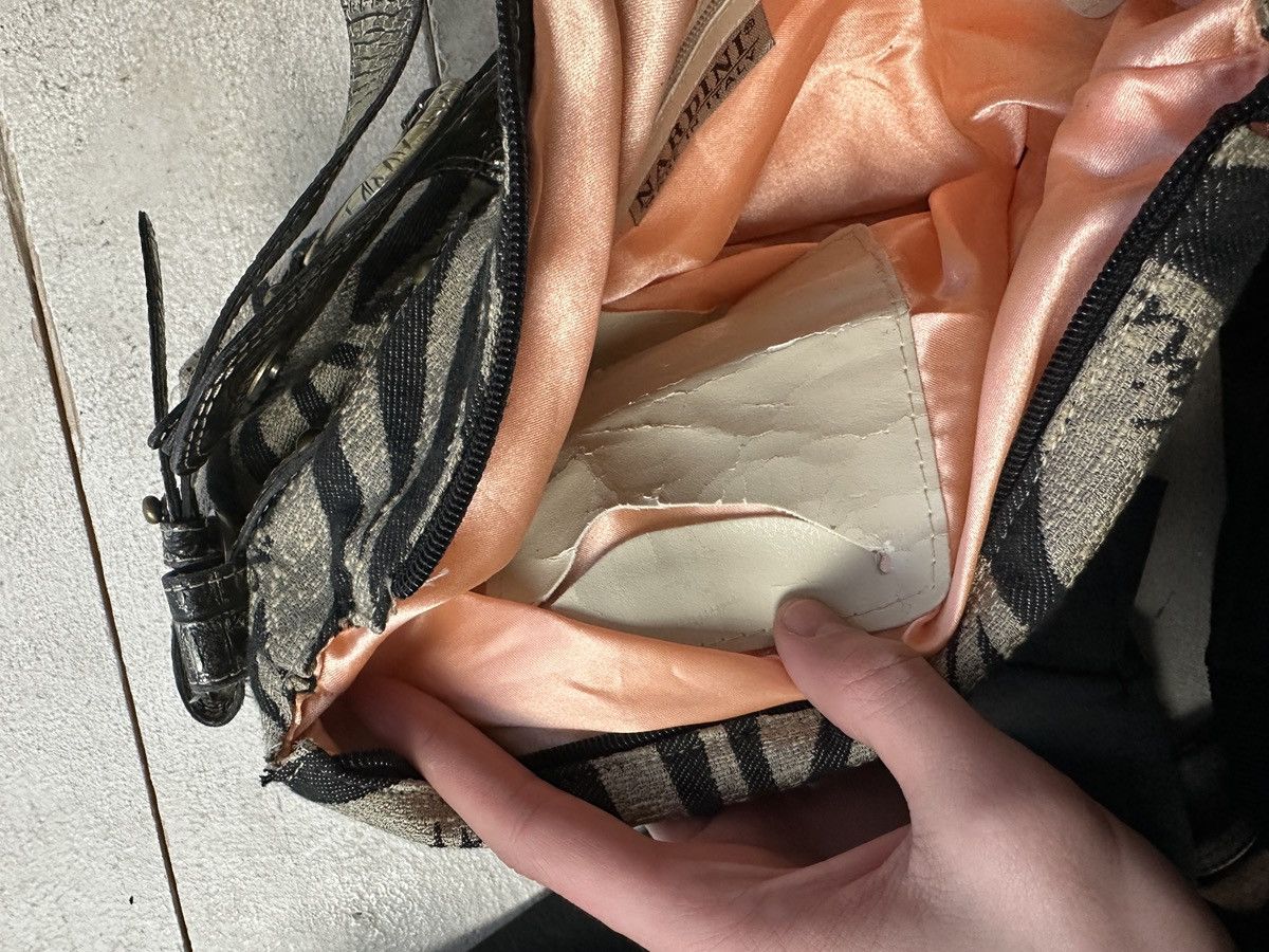 Japanese Brand 🚨Y2K AVANT-GARDE 🚨mesh silver Japan style hand bag Y2K 90s Size ONE SIZE - 12 Thumbnail