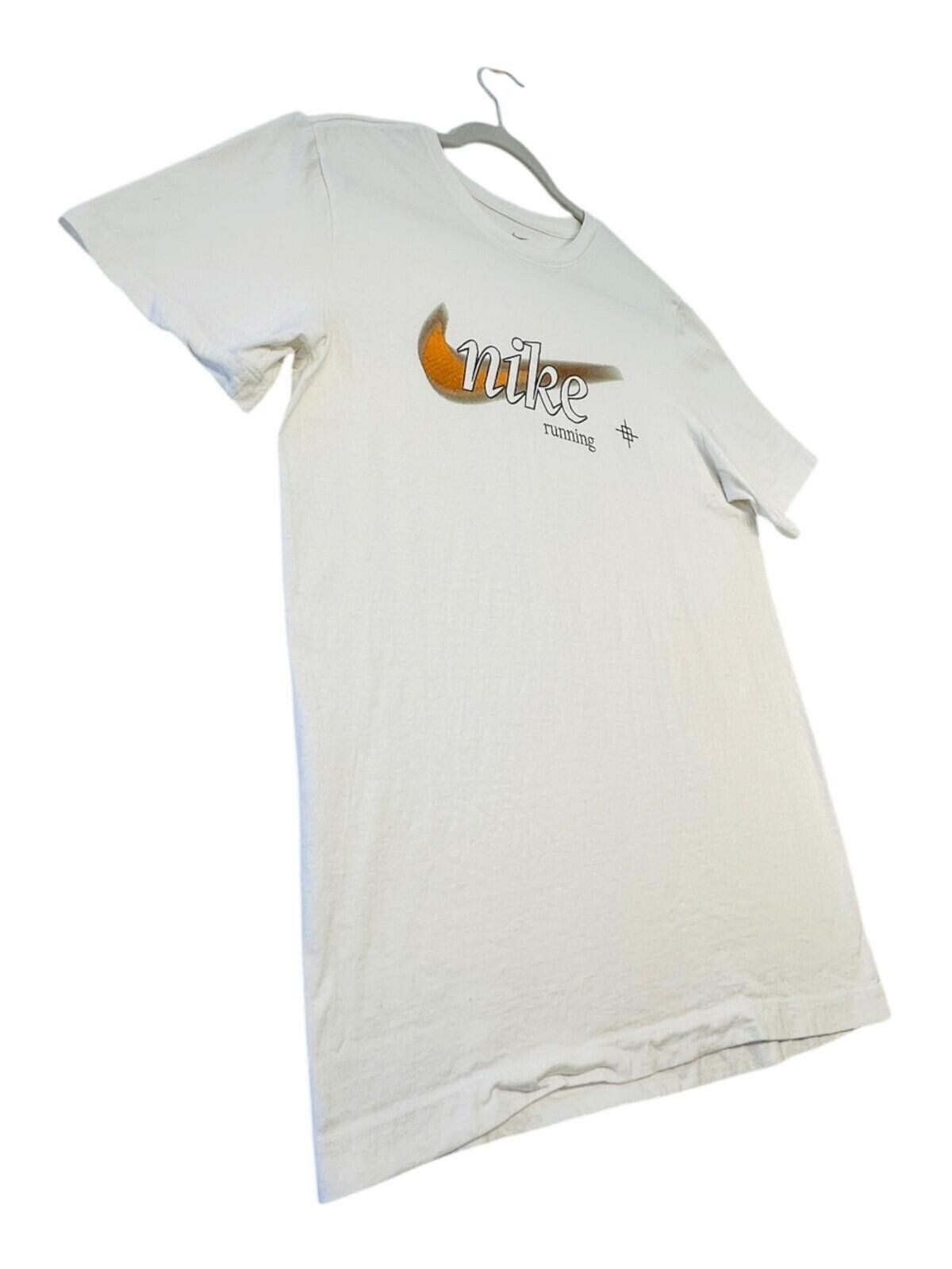 Nike Nike Running T-Shirt Men's UK Size M White Graphic Print Size US M / EU 48-50 / 2 - 7 Thumbnail