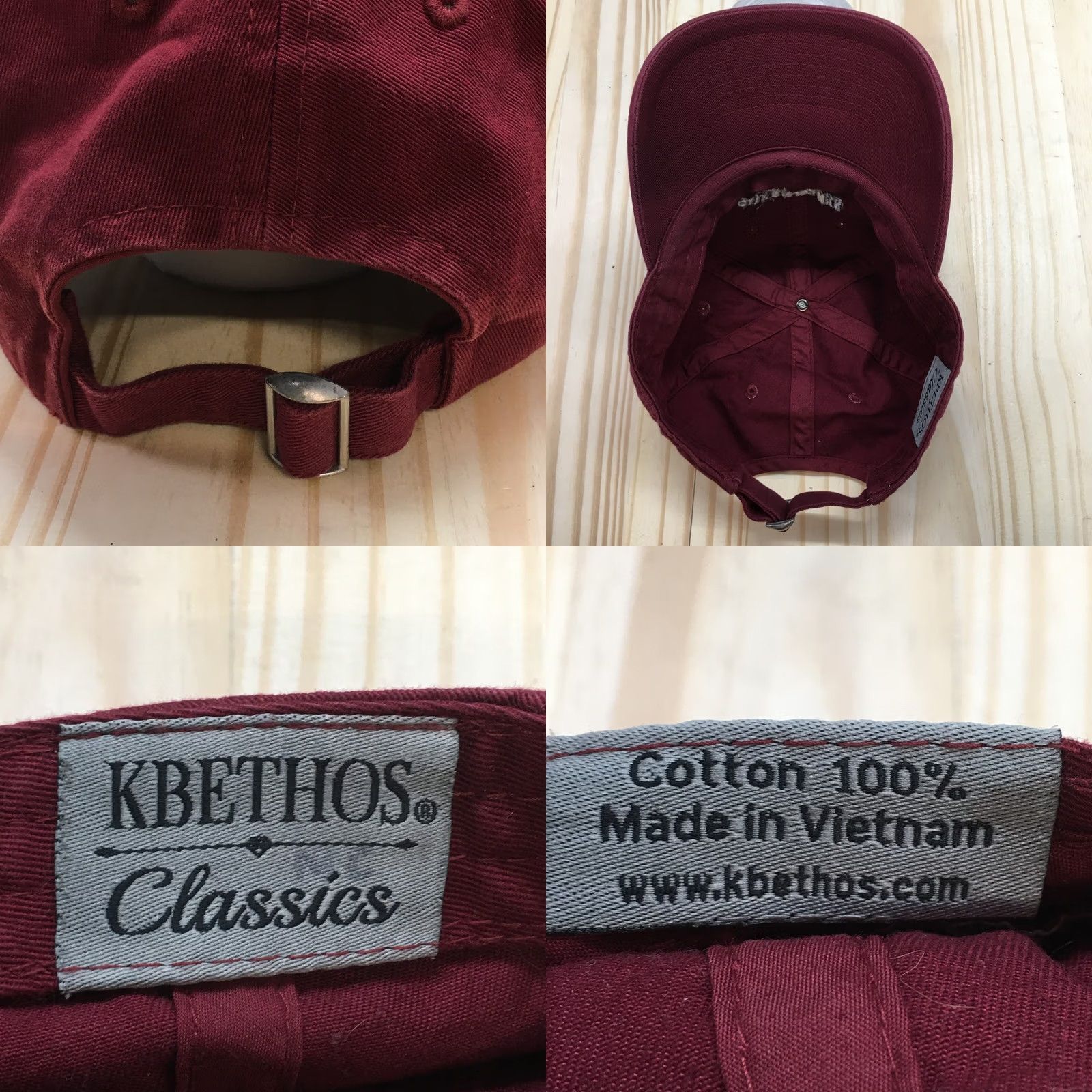 Vintage KB ETHOS Silverback Kbethos Classics Baseball Cap Hat Mens Red OS Adjustable Curved Brim Size ONE SIZE - 8 Thumbnail