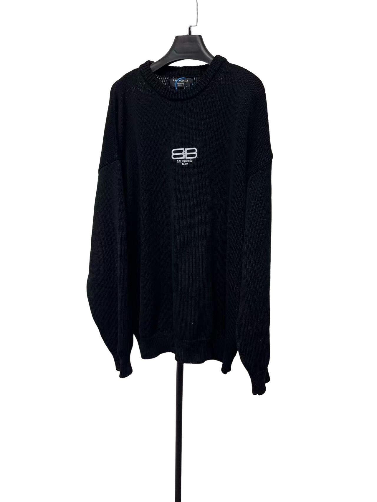 Balenciaga Balenciaga BB Logo Embroidered Sweater XS Size US XS / EU 42 / 0 - 1 Thumbnail