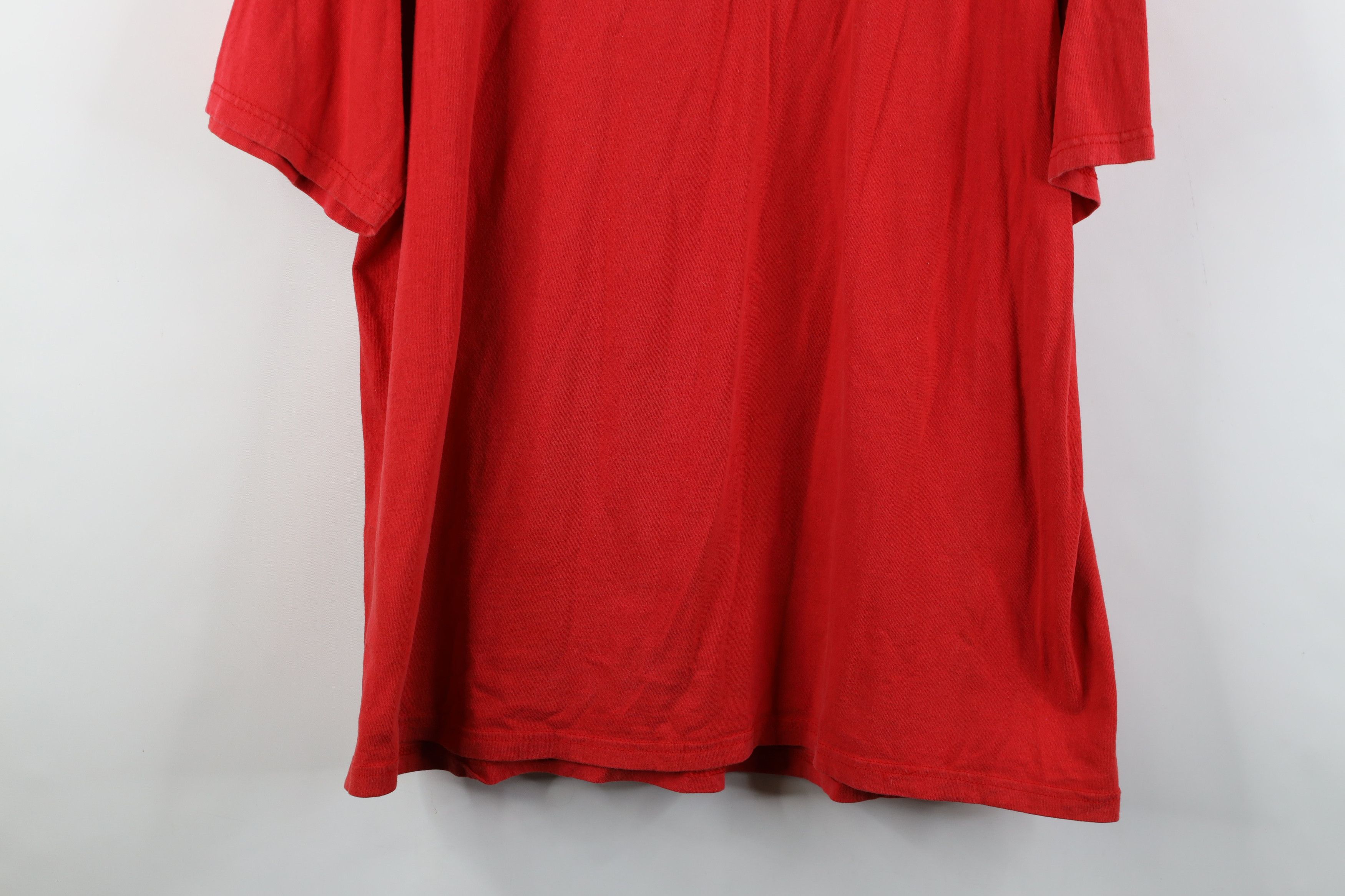 Vintage Vintage 90s Spell Out Detroit Red Wings Hockey T-Shirt Size US XXL / EU 58 / 5 - 14 Thumbnail