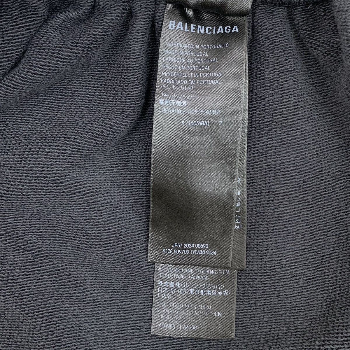 Balenciaga Balenciaga Model Black Logo Print Casual Pants K26WX Size US 32 / EU 48 - 9 Thumbnail