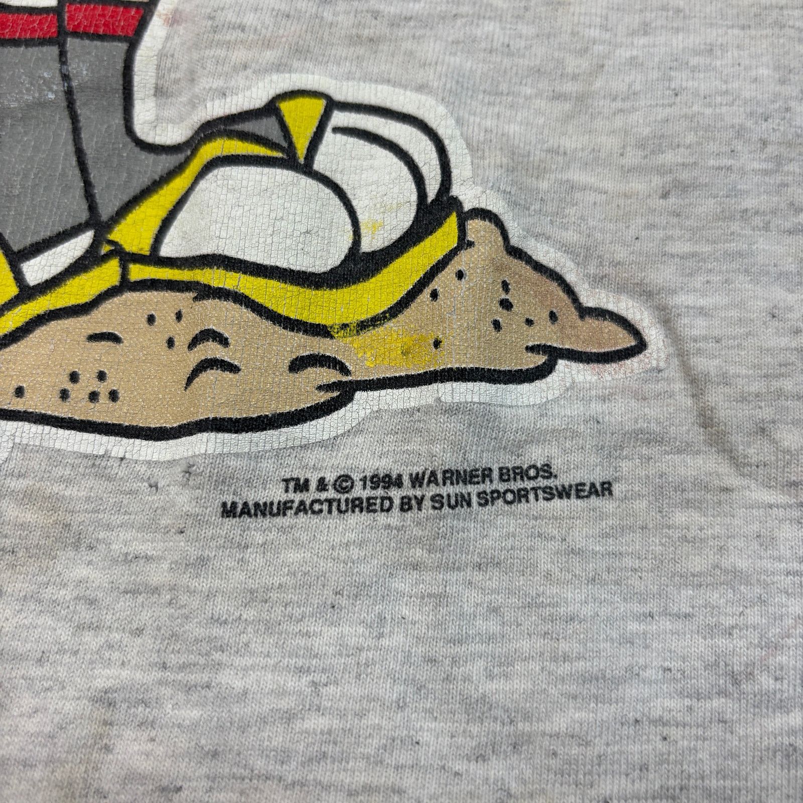 Vintage × Warner Bros VTG 90s Sun Sportswear Bugs Tazmanian Devil Beach Shirt XS Size XS / US 0-2 / IT 36-38 - 5 Thumbnail