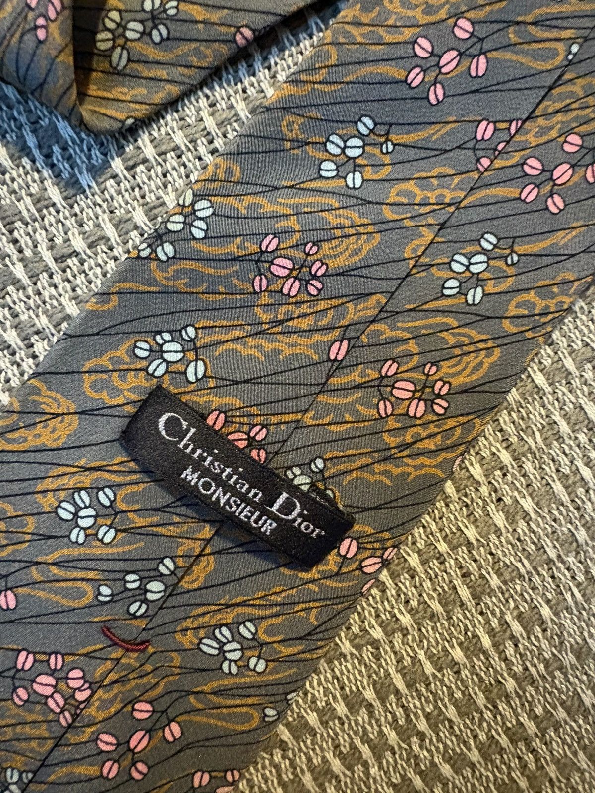 Christian Dior Monsieur Silk tie Christian Dior Monsieur Size ONE SIZE - 2 Thumbnail