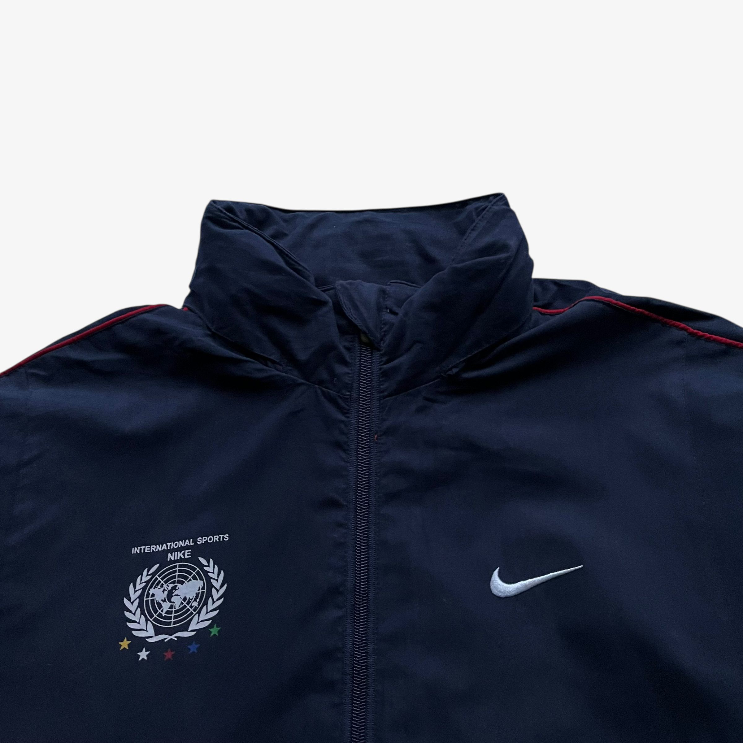 Nike Vintage Y2K Nike USA Team Navy Track Jacket Size US L / EU 52-54 / 3 - 6 Thumbnail