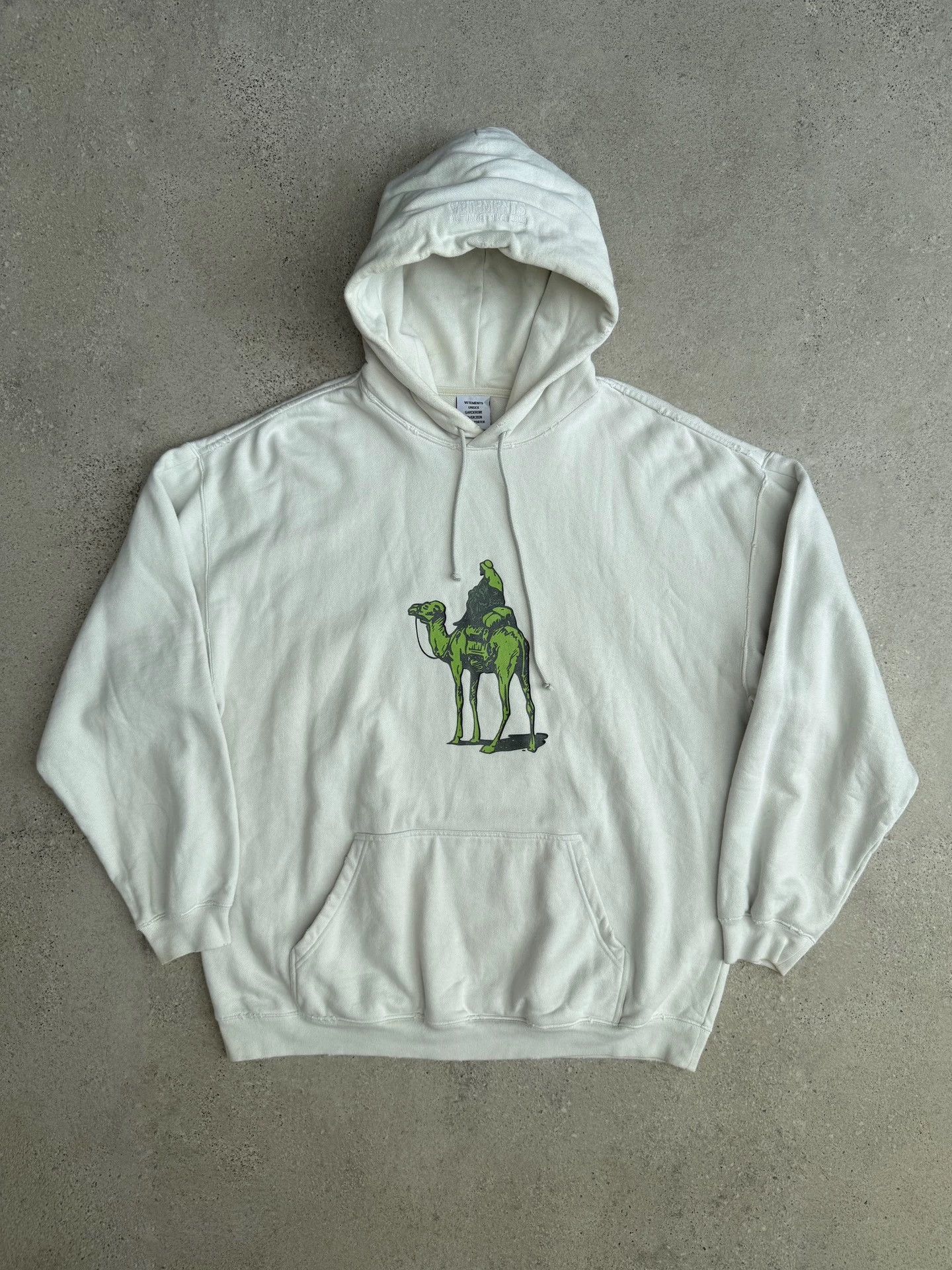 Vetements Vetements 19FW Zoo Season Silk Road Camel Hoodie S Size US S / EU 44-46 / 1 - 1 Thumbnail