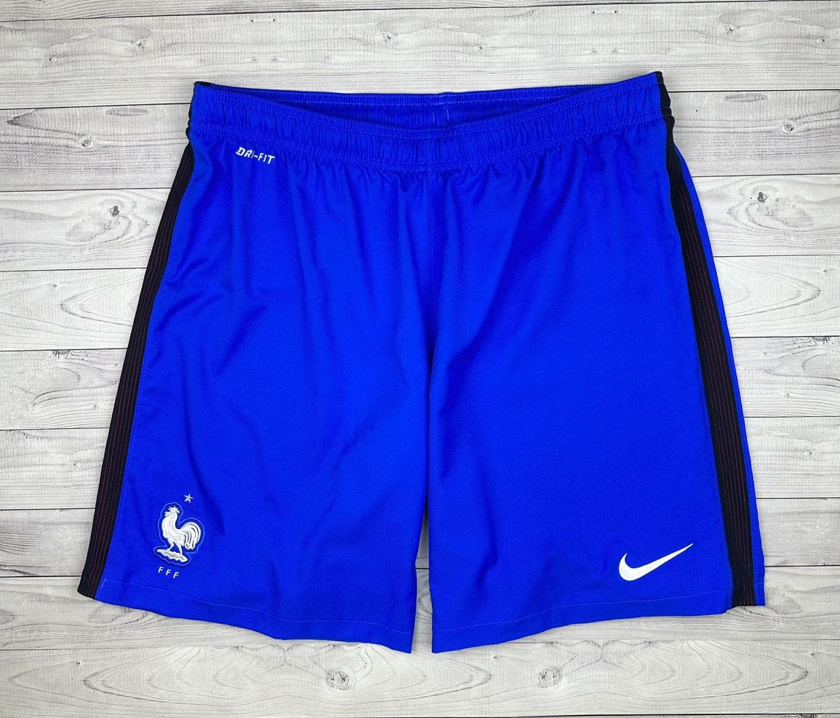 Nike FRANCE 2016 HOME FOOTBALL SOCCER SHORTS NIKE sz XL MEN BLUE Size US 36 / EU 52 - 1 Thumbnail