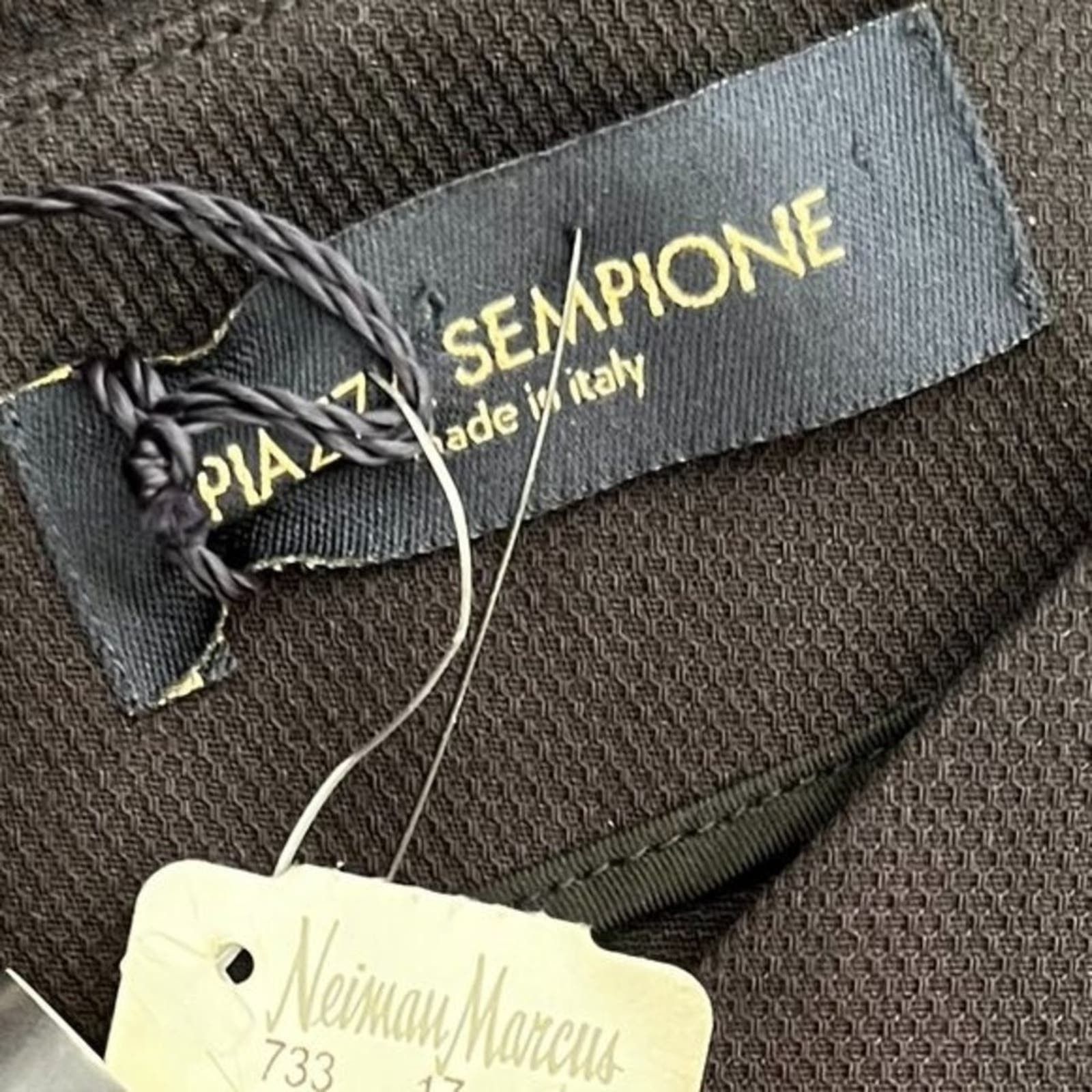 Piazza Sempione PIAZZA SEMPIONE Black A-Line Mini Dress w/ Tags, M/US6/IT42 Size M / US 6-8 / IT 42-44 - 11 Thumbnail