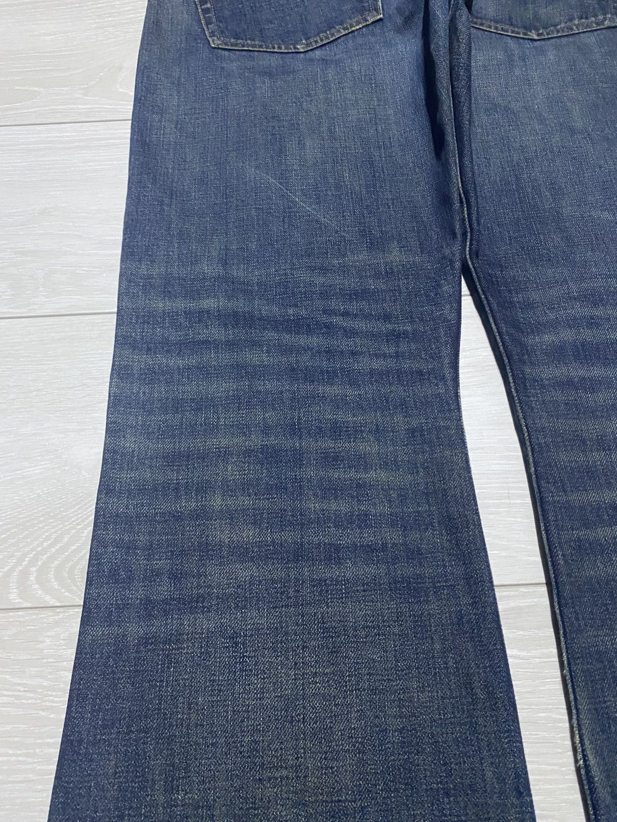 RRL Ralph Lauren Polo Raph Lauren RockLand 320 Flare Bootcut Distressed Jeans Size US 36 / EU 52 - 7 Thumbnail